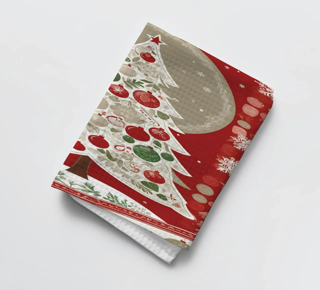 Albero di Natale canovaccio da cucina da Twinkle & Thread