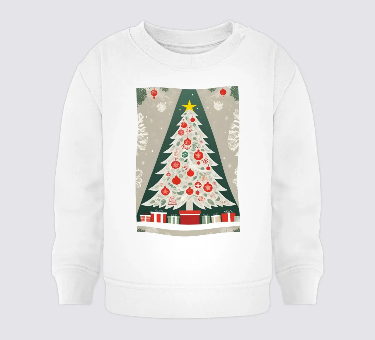 Albero di Natale felpa neonato da Twinkle & Thread