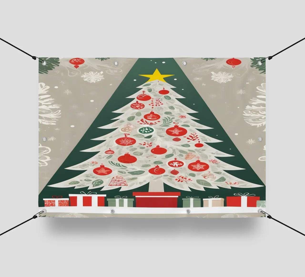 Albero di Natale telo in pvc da Twinkle & Thread