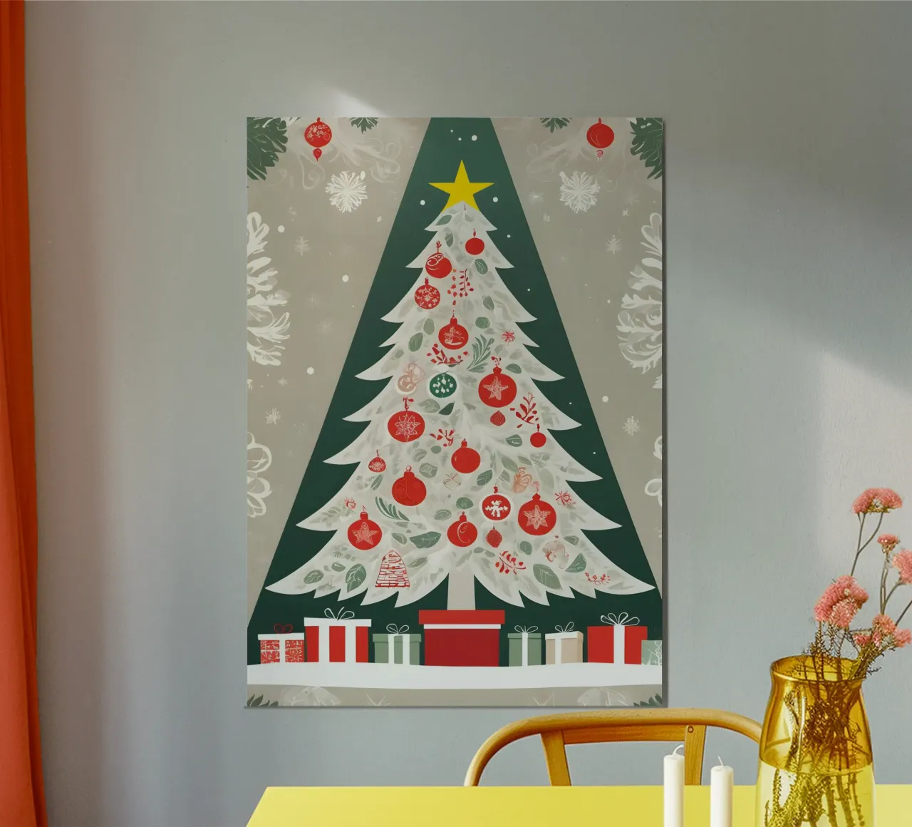 Albero di Natale alluminio dibond da Twinkle & Thread