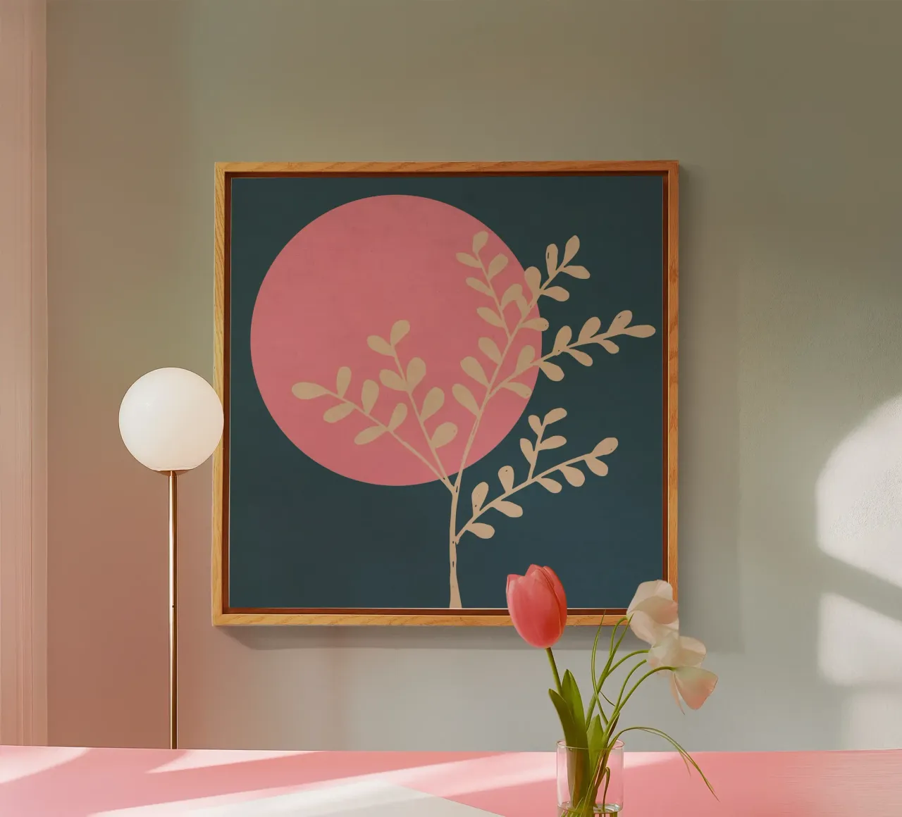 Luna Rosa plexiglass da Kim Hubball Studio