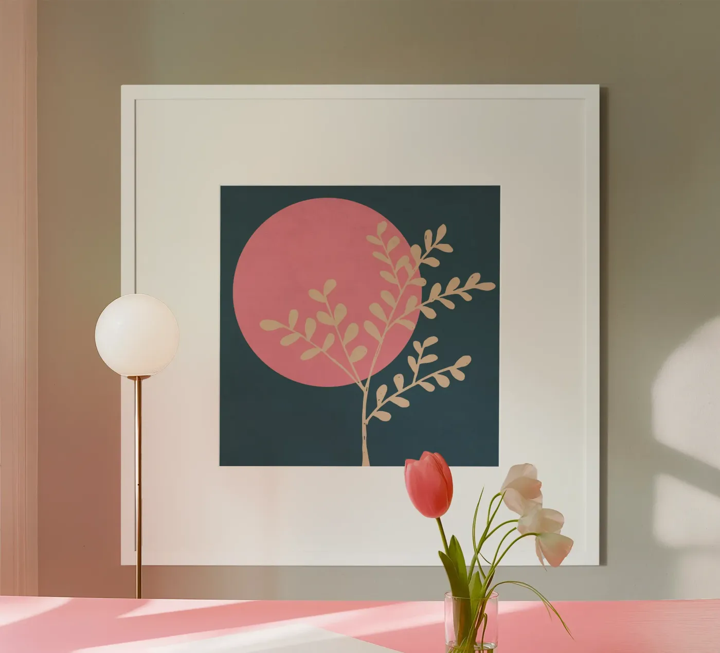 Luna Rosa poster da Kim Hubball Studio