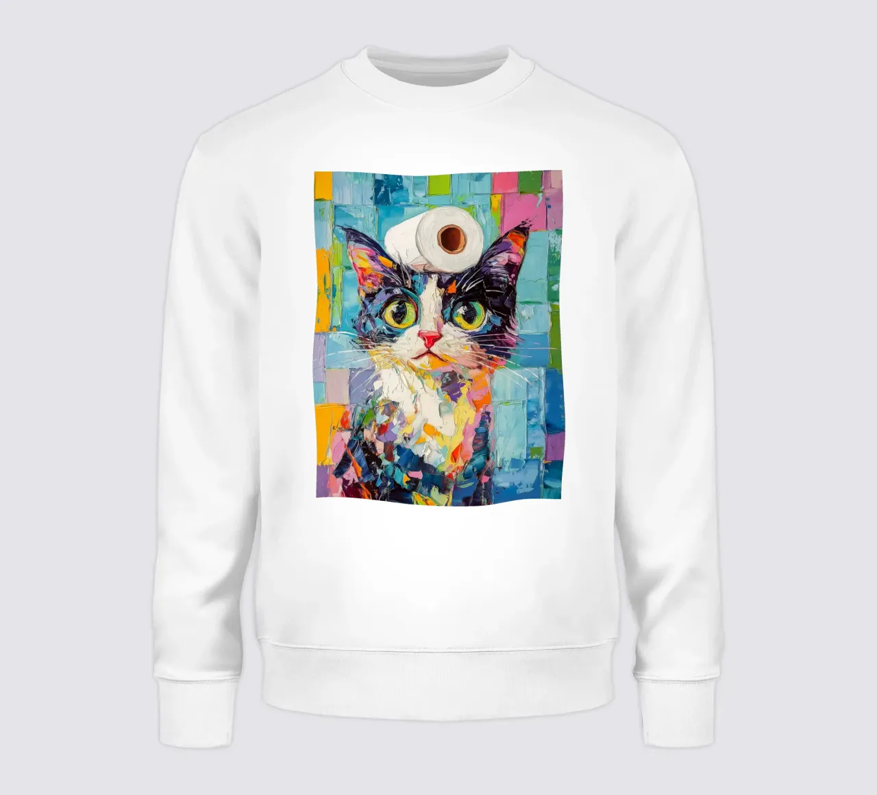 Gatto con carta igienica felpa da JoyWalkerShop