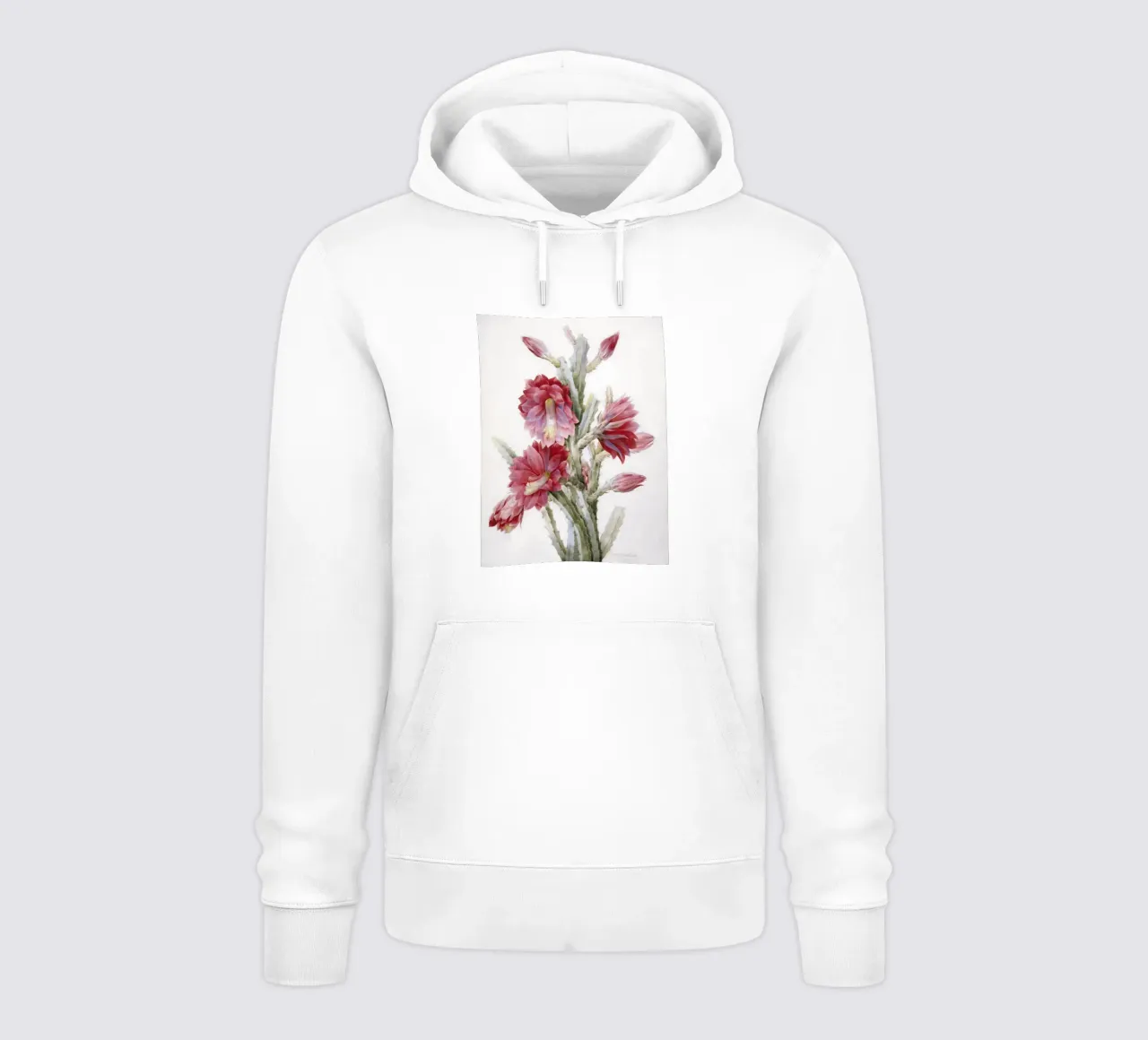 Un cactus en flor, de Pierre-Joseph Redouté sudadera con capucha de Venus Art
