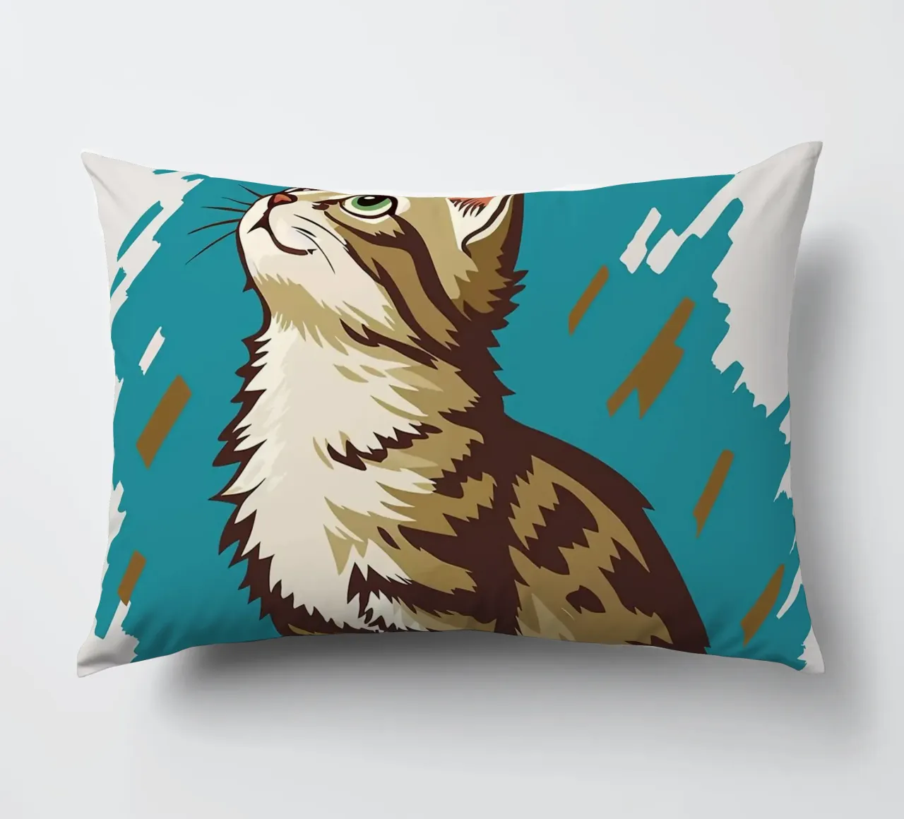 Gatto con carta igienica in testa cuscino da JoyWalkerShop