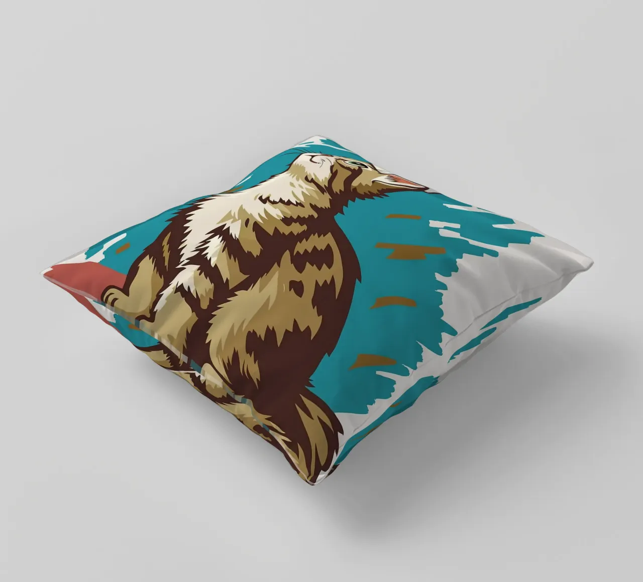Gatto con carta igienica in testa cuscino da JoyWalkerShop