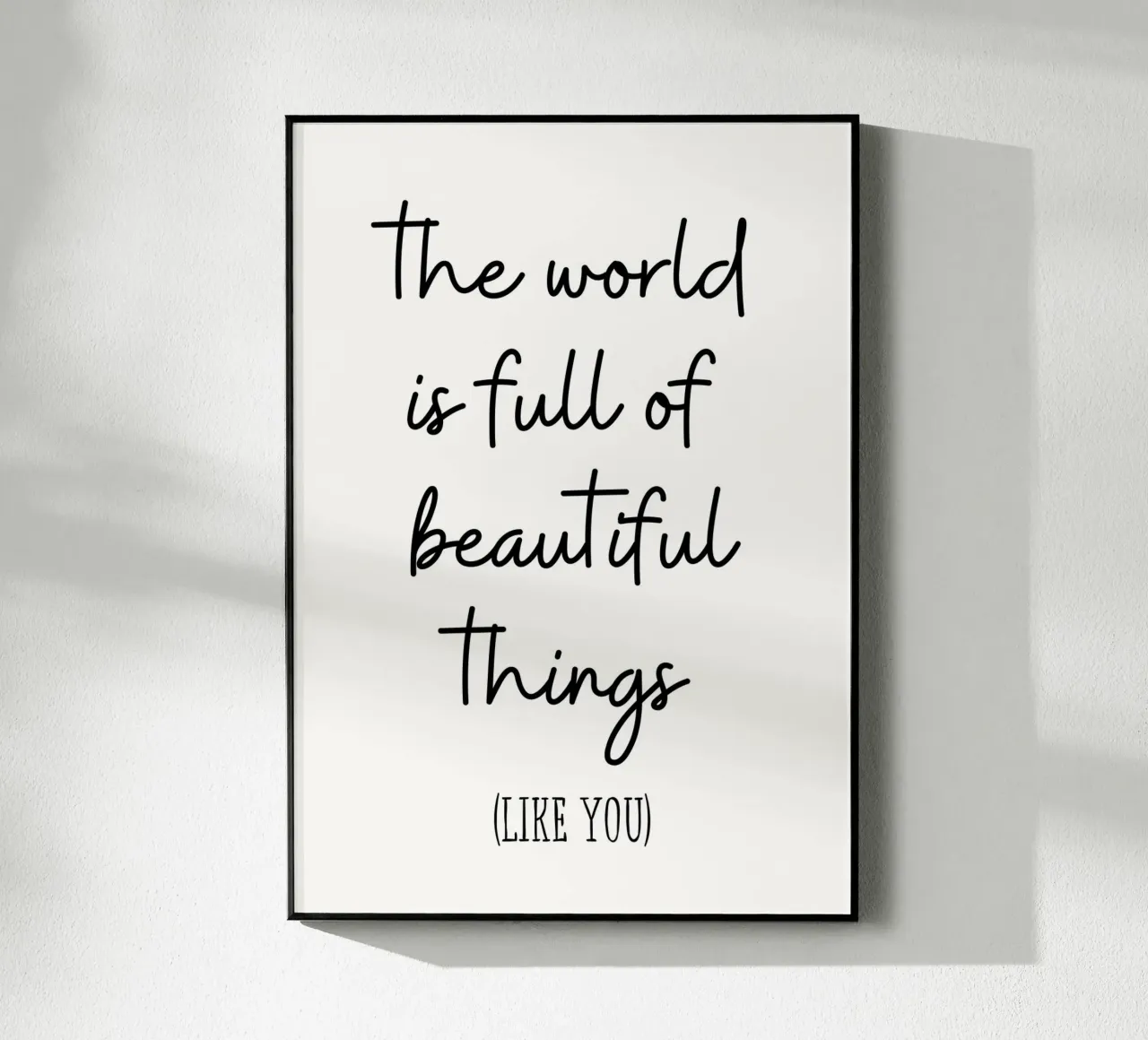 The world is full of beautiful things plexiglass da PinkCandyWalls