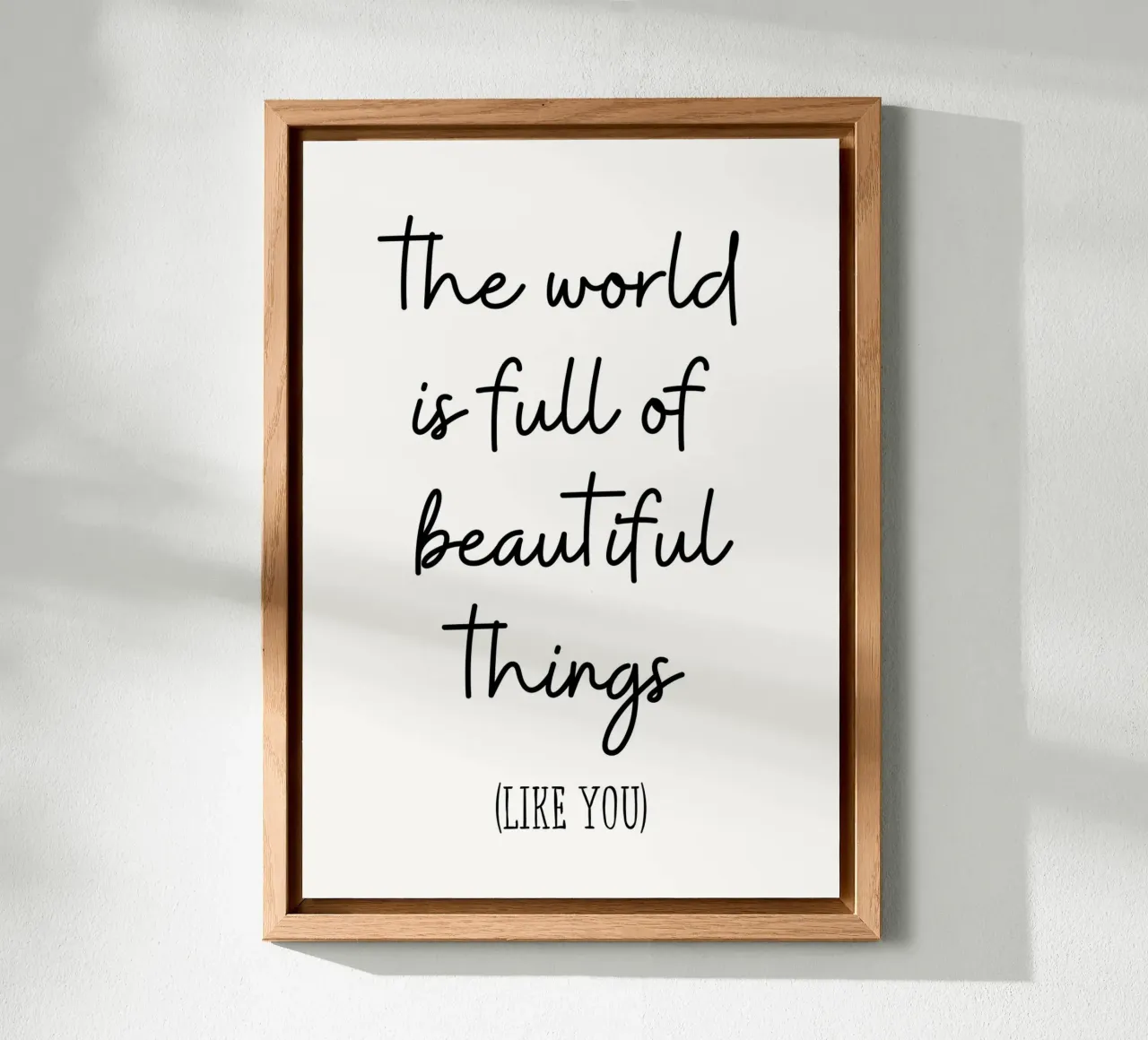 The world is full of beautiful things alluminio dibond da PinkCandyWalls