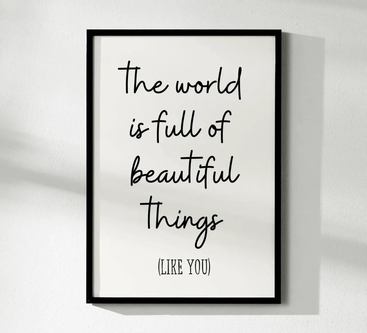 The world is full of beautiful things carta hahnemühle da PinkCandyWalls