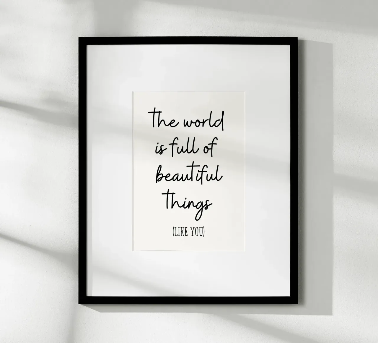 The world is full of beautiful things carta hahnemühle da PinkCandyWalls