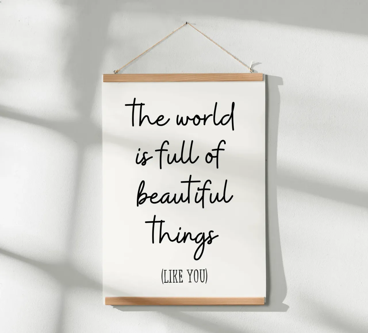 The world is full of beautiful things carta hahnemühle da PinkCandyWalls