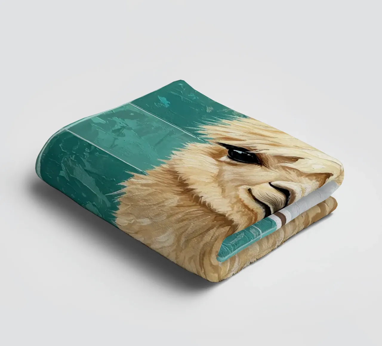 Lama met wc-hoed Schilderen badhanddoek van JoyWalkerShop