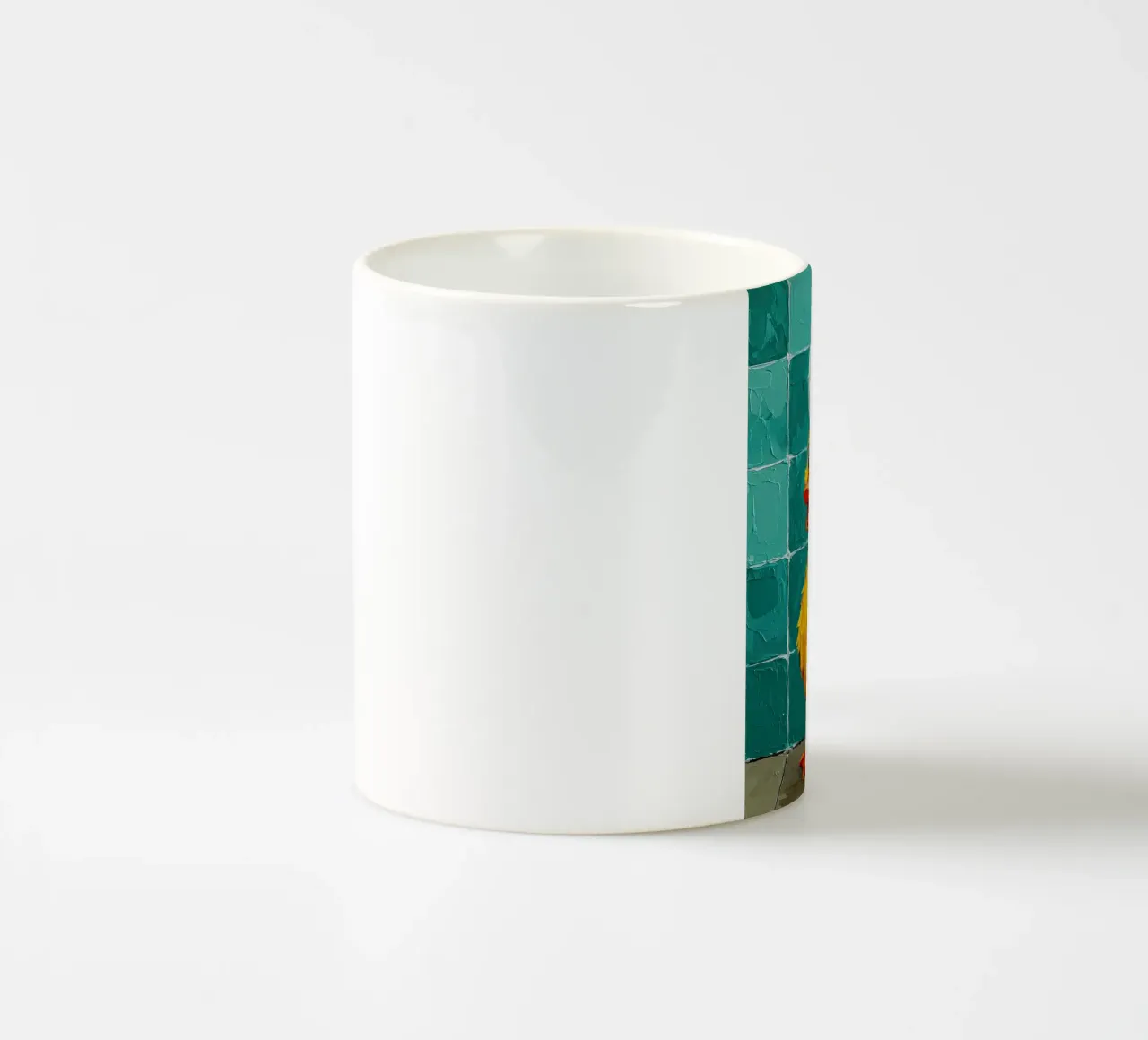 Anatra con carta igienica in testa tazza in ceramica da JoyWalkerShop