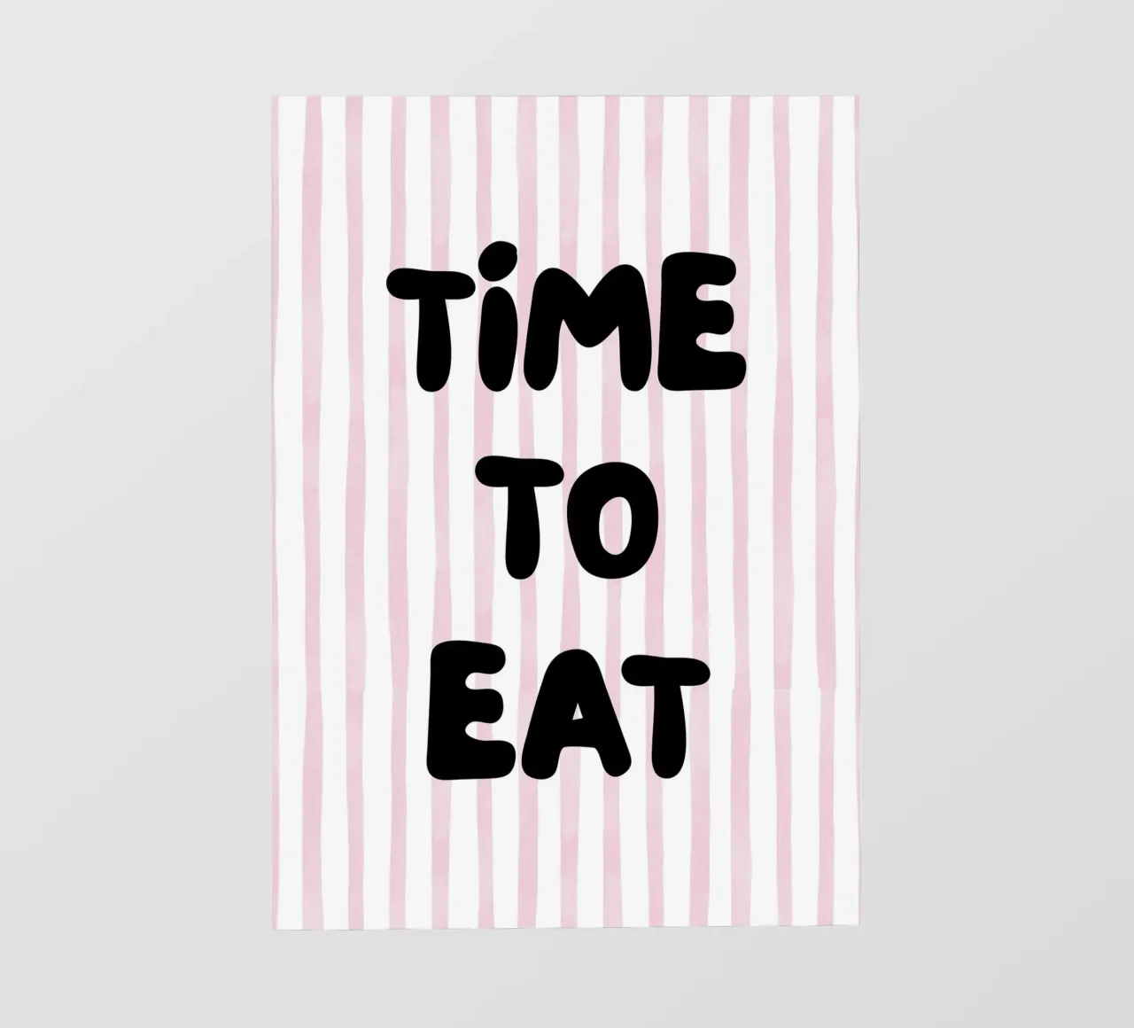 Time to eat telo in pvc da PinkCandyWalls