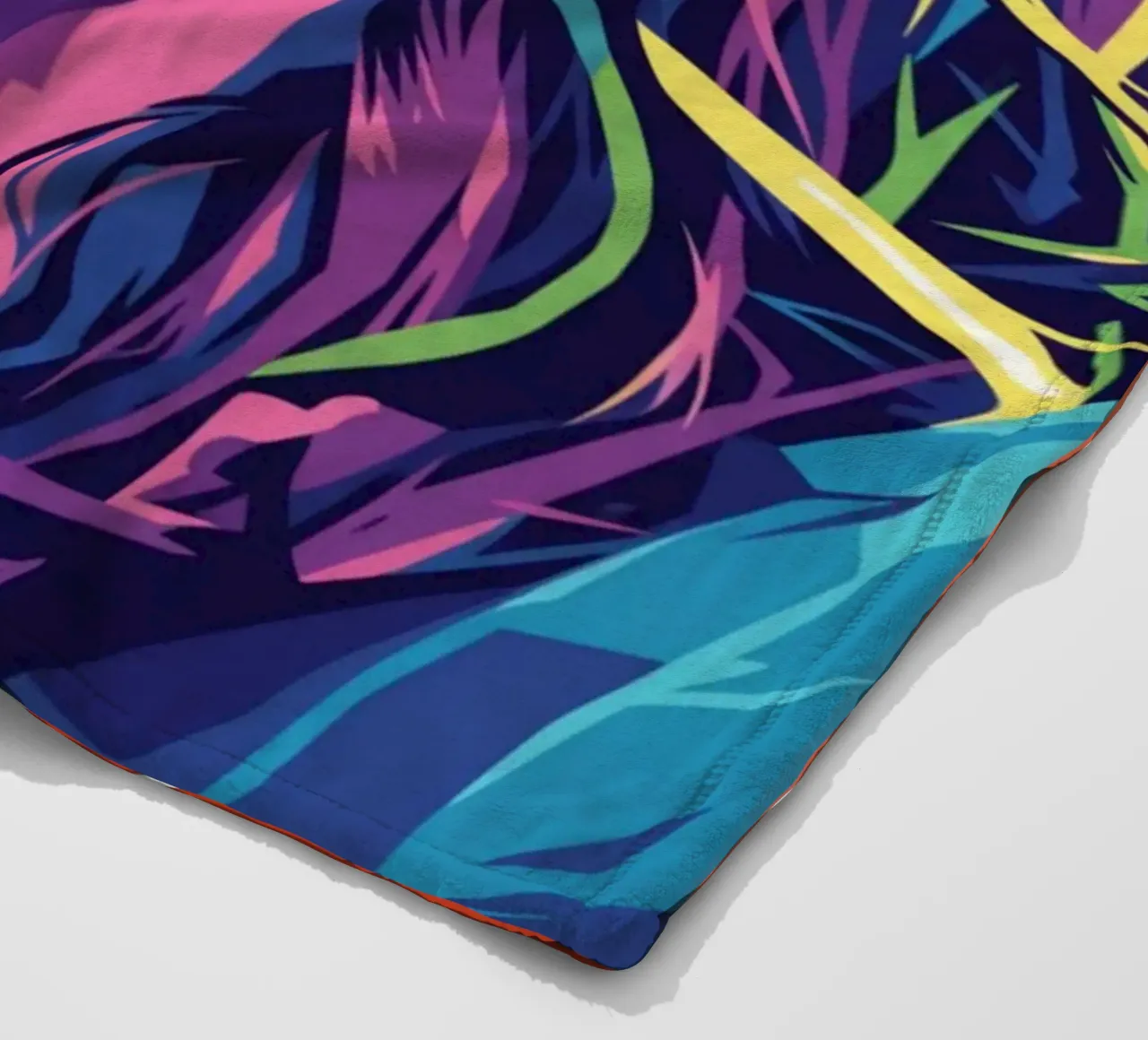 David Gilmour pop art colorata coperta in pile da Hantamrata