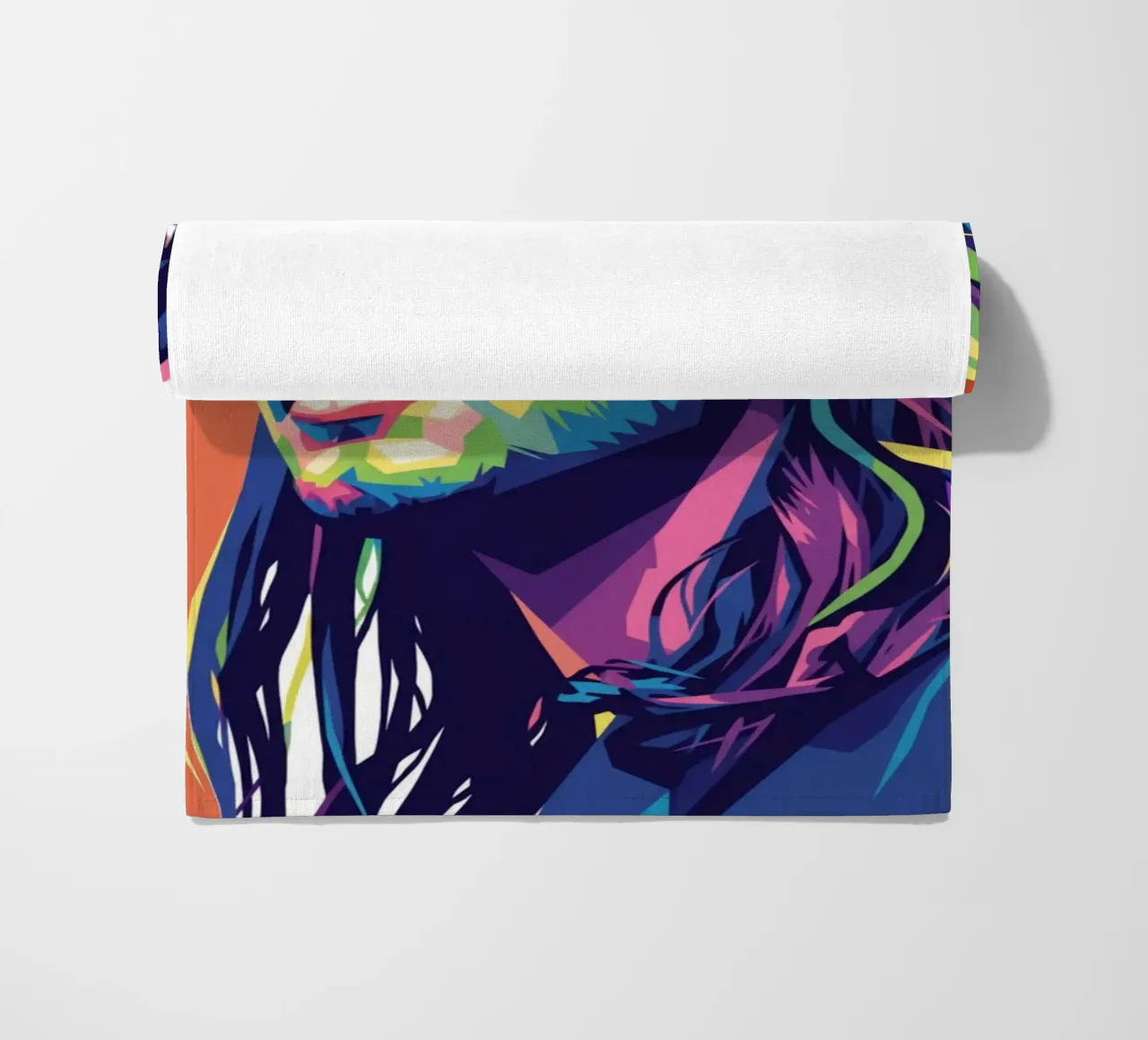 David Gilmour pop art colorata telo mare da Hantamrata