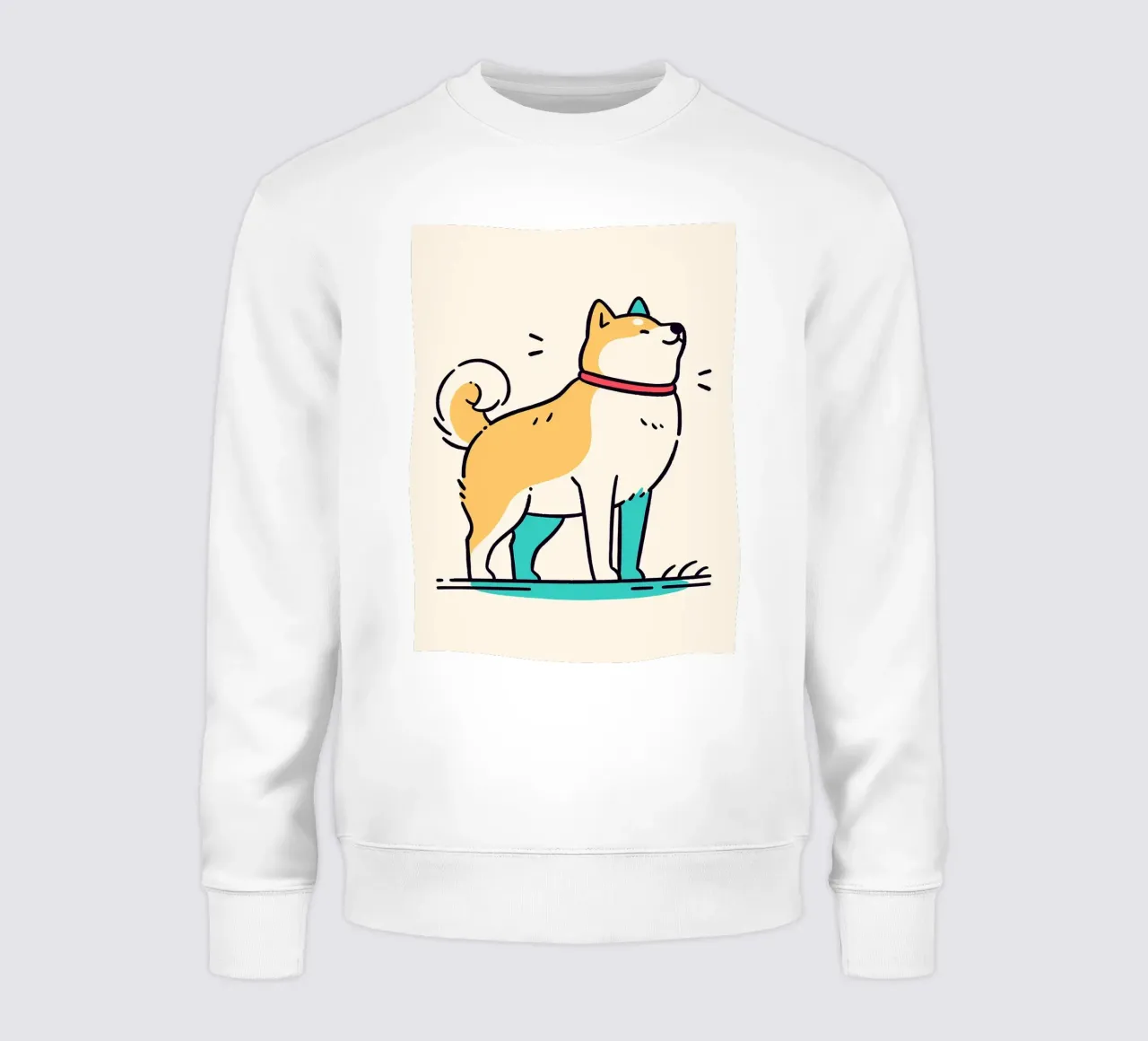 Shiba Inu felice felpa da JoyWalkerShop