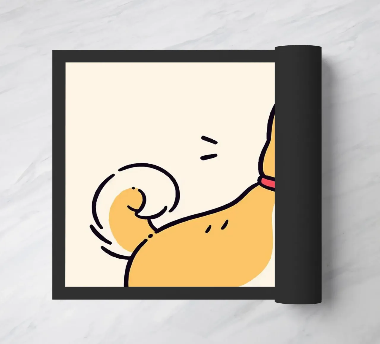 Shiba Inu felice zerbino da JoyWalkerShop
