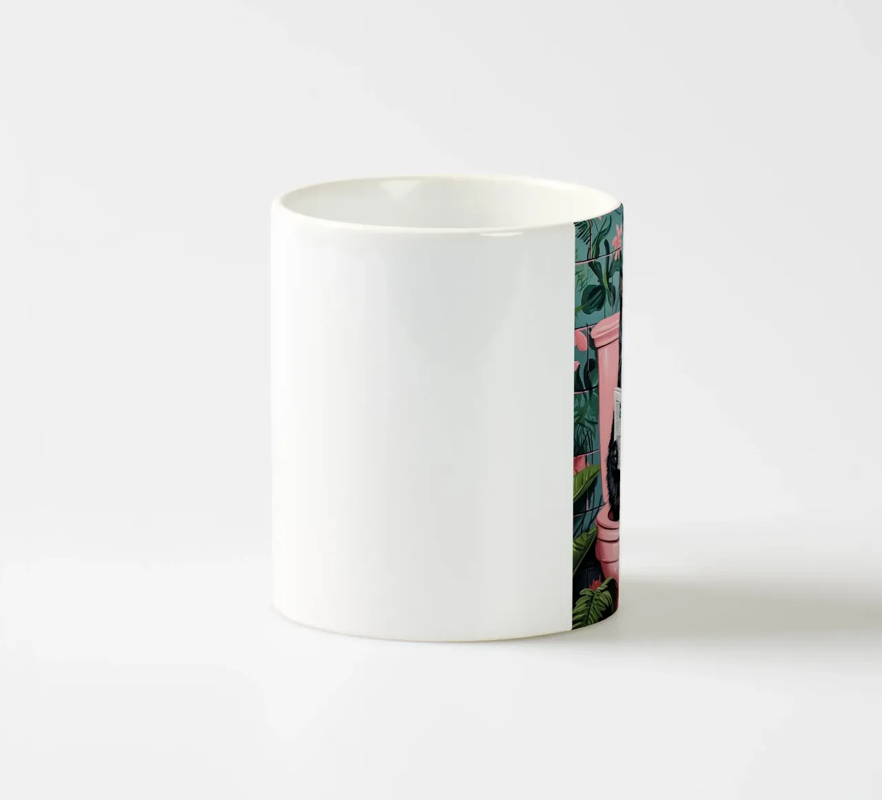 il gatto va in bagno tazza in ceramica da JoyWalkerShop