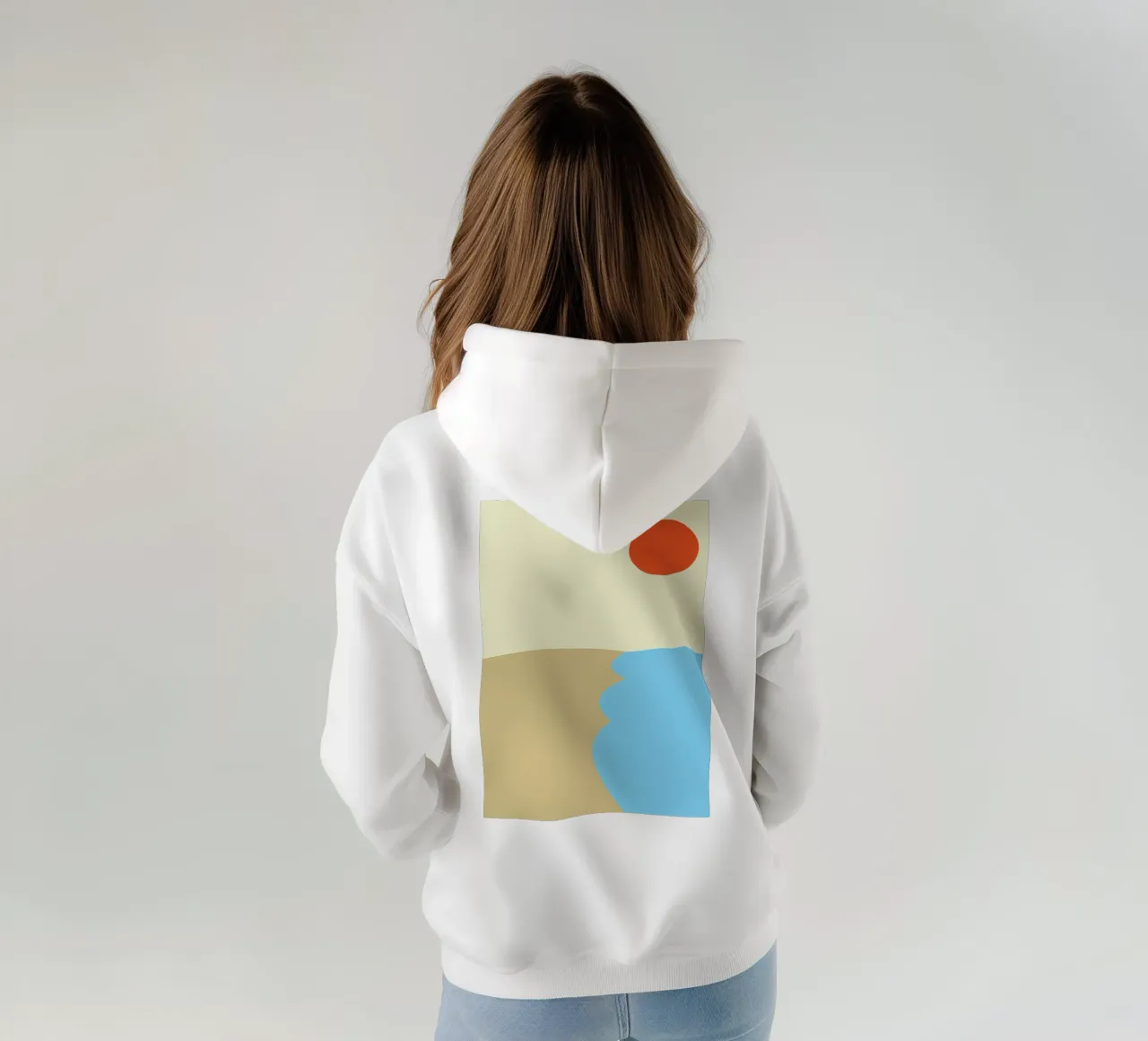playa vector color sudadera con capucha de Plumpz