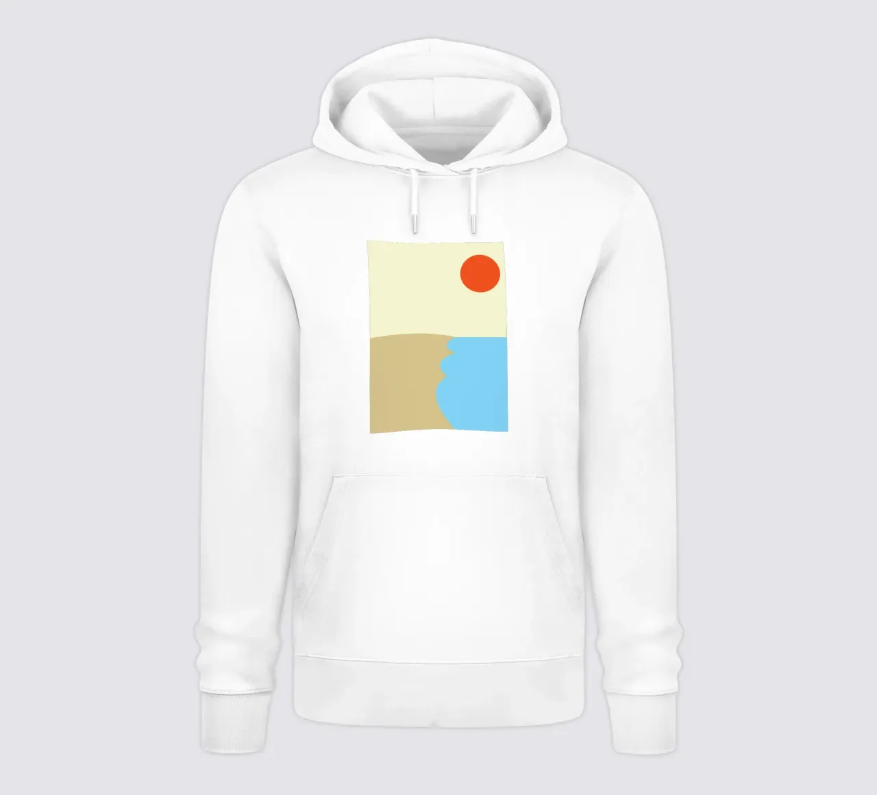 playa vector color sudadera con capucha de Plumpz