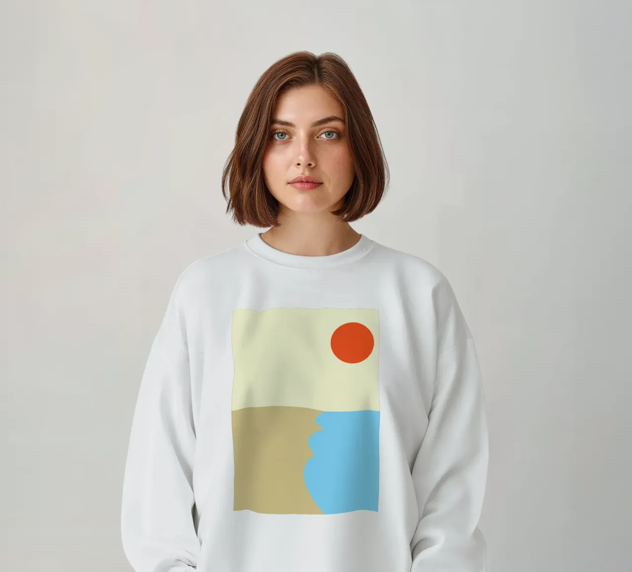 spiaggia colore vettoriale felpa da Plumpz