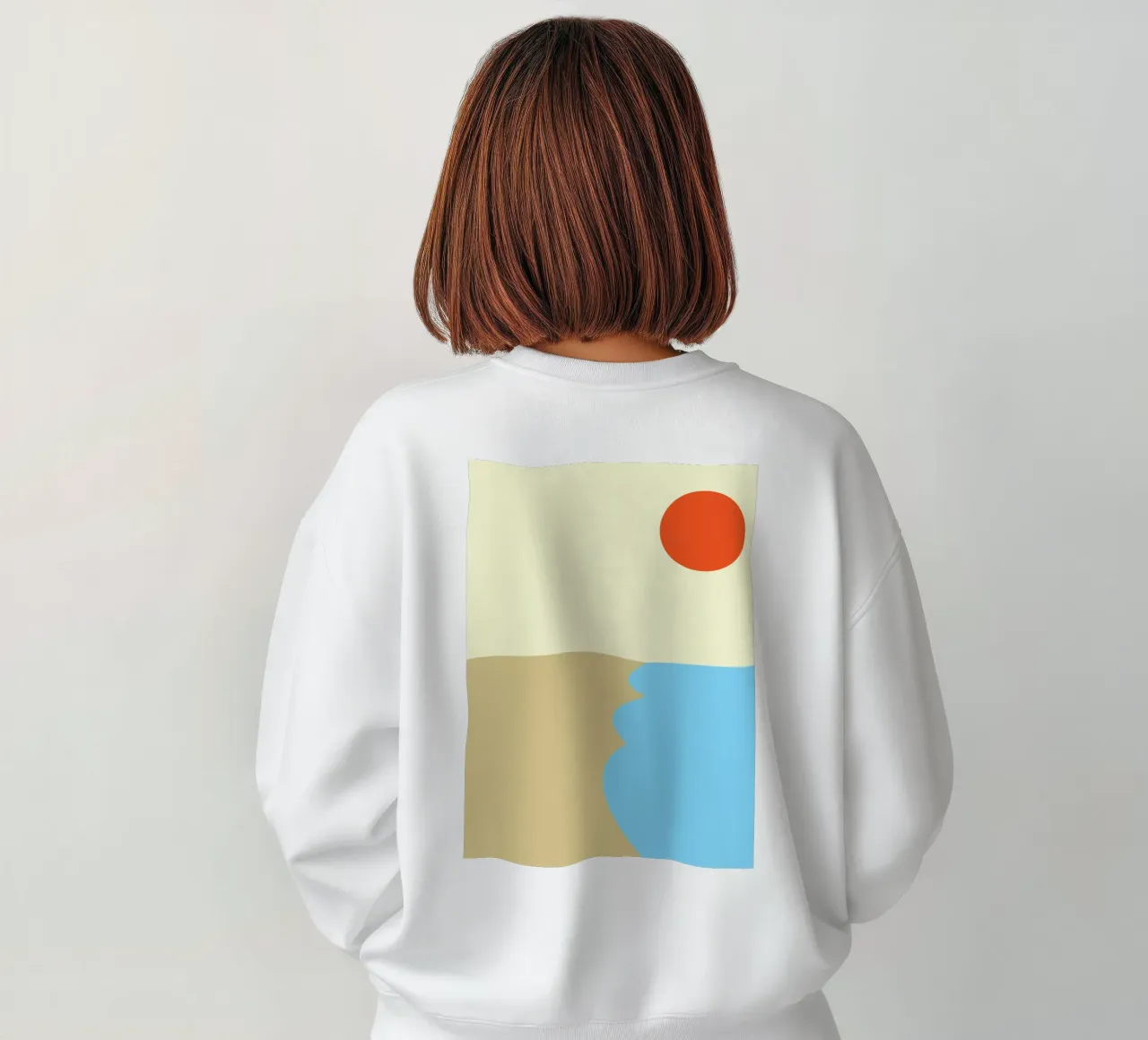 spiaggia colore vettoriale felpa da Plumpz