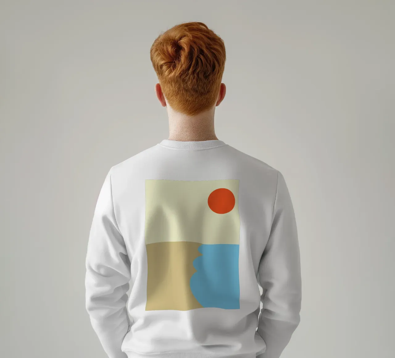 spiaggia colore vettoriale felpa da Plumpz