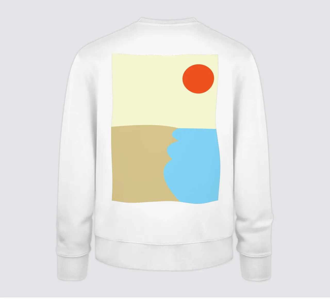 spiaggia colore vettoriale felpa da Plumpz