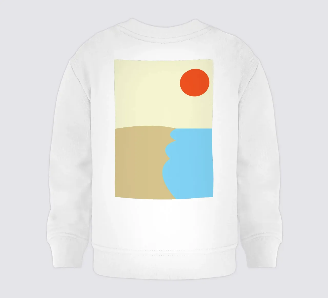 playa vector color sudadera de bebé de Plumpz