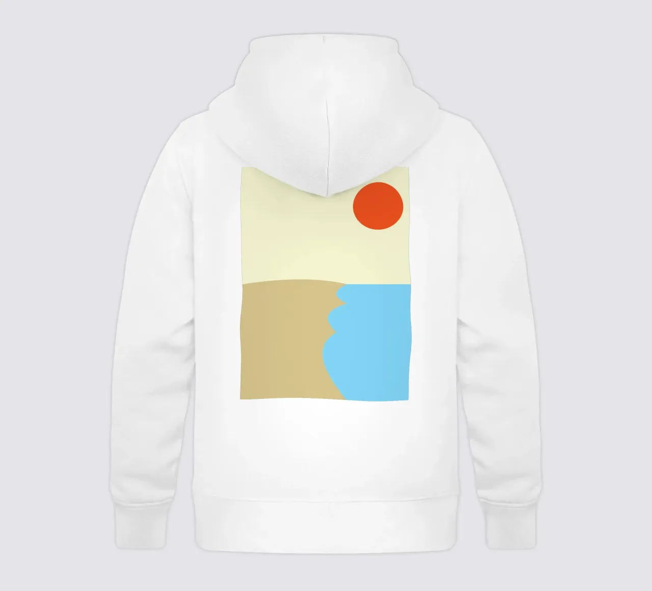 spiaggia colore vettoriale felpa bambino con cappuccio da Plumpz