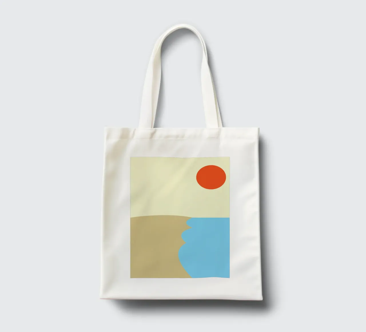 spiaggia colore vettoriale borsa in juta da Plumpz