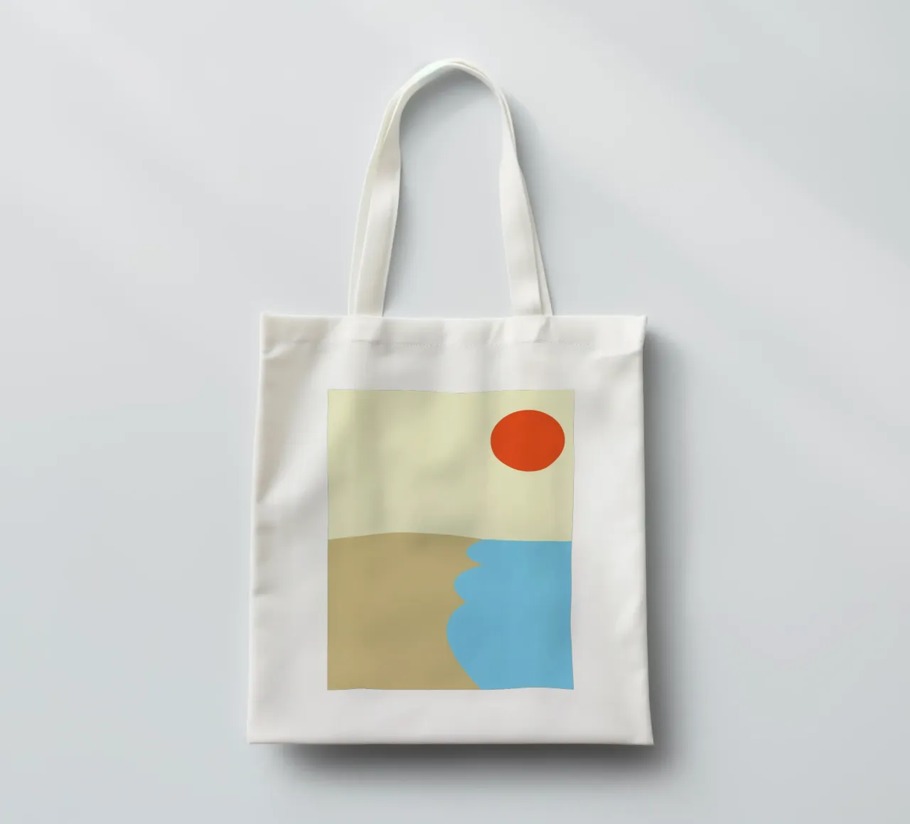 spiaggia colore vettoriale borsa in juta da Plumpz