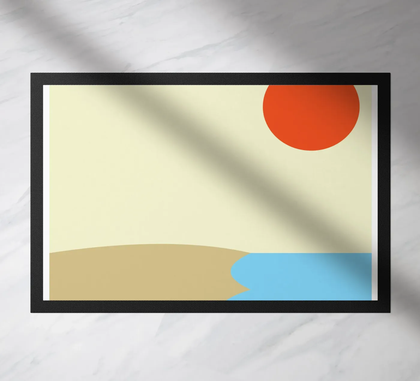 beach vector color doormat by Plumpz