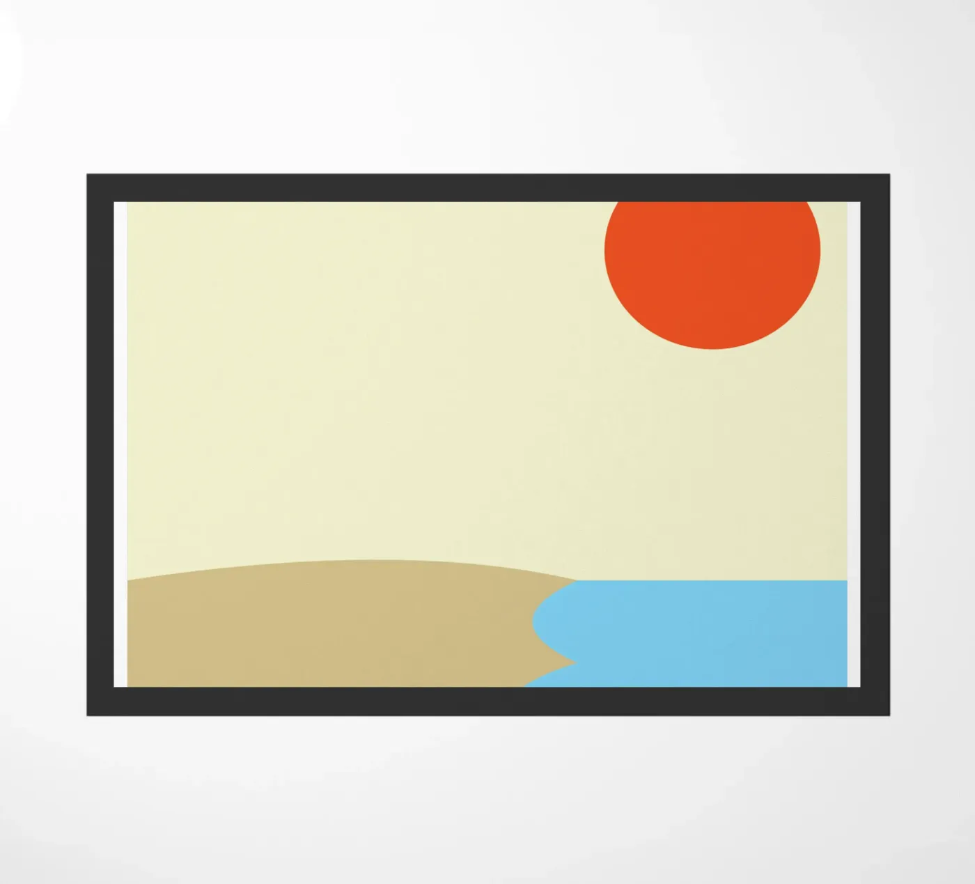 beach vector color doormat by Plumpz