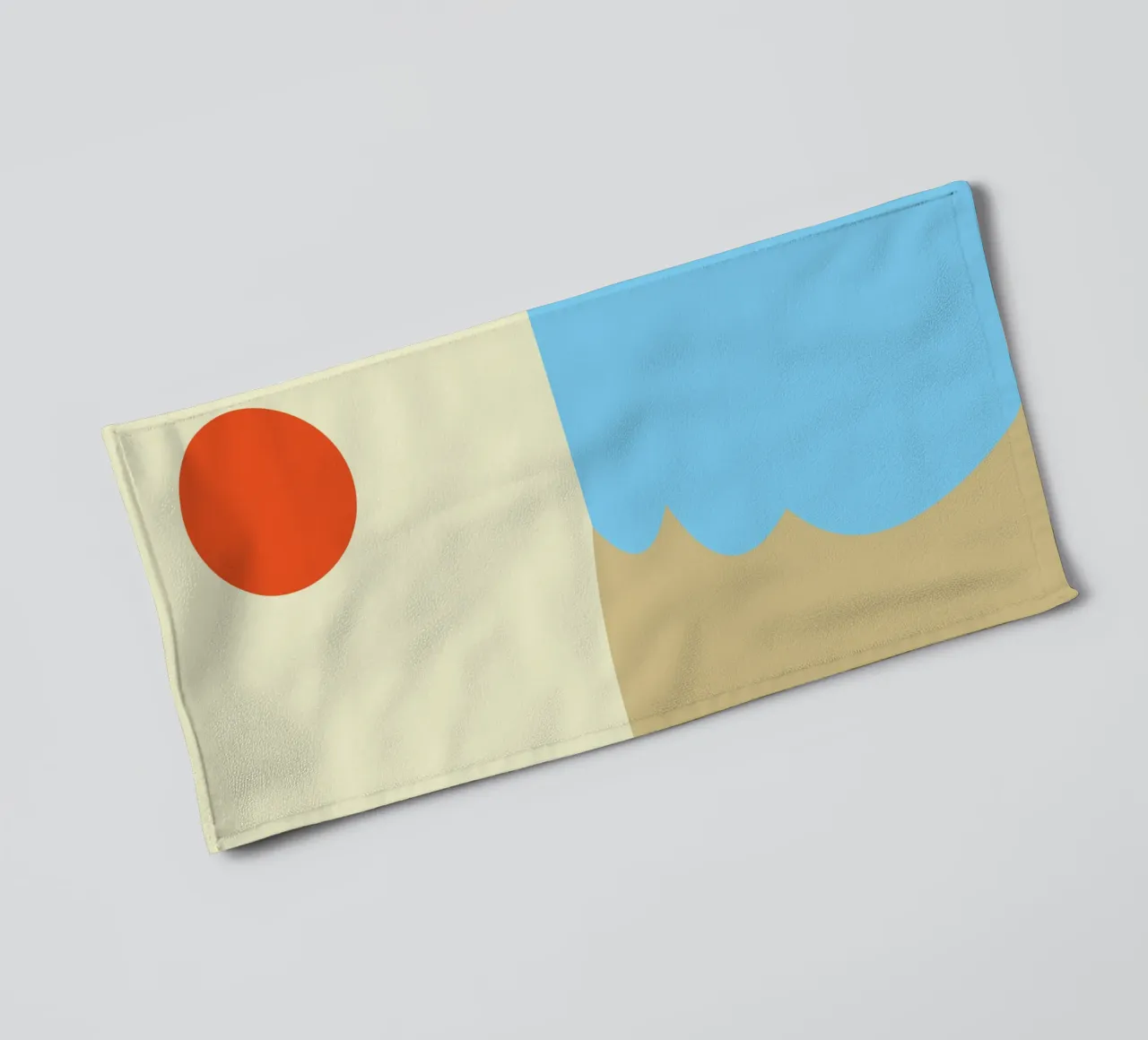 spiaggia colore vettoriale asciugamano da bagno da Plumpz