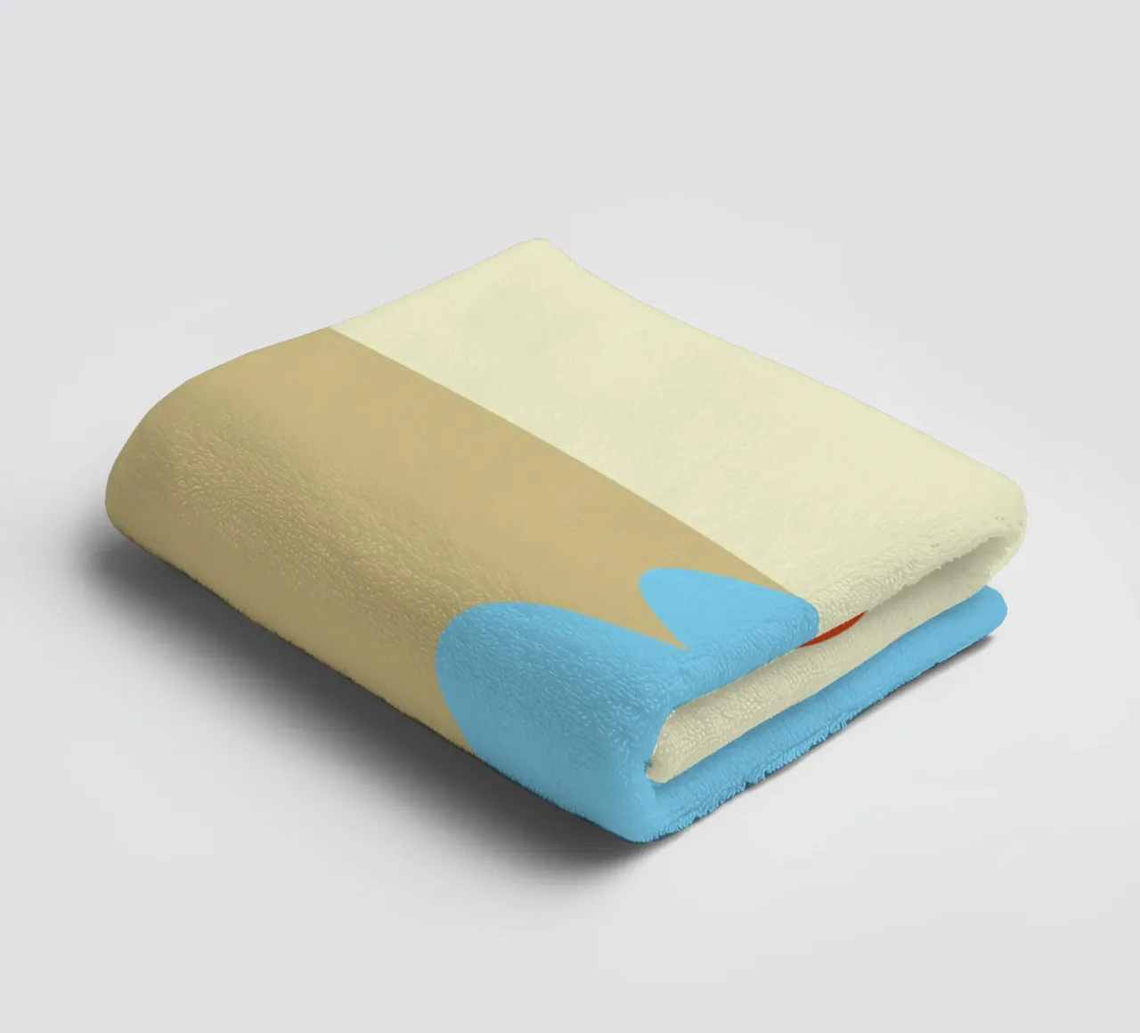 spiaggia colore vettoriale asciugamano da bagno da Plumpz