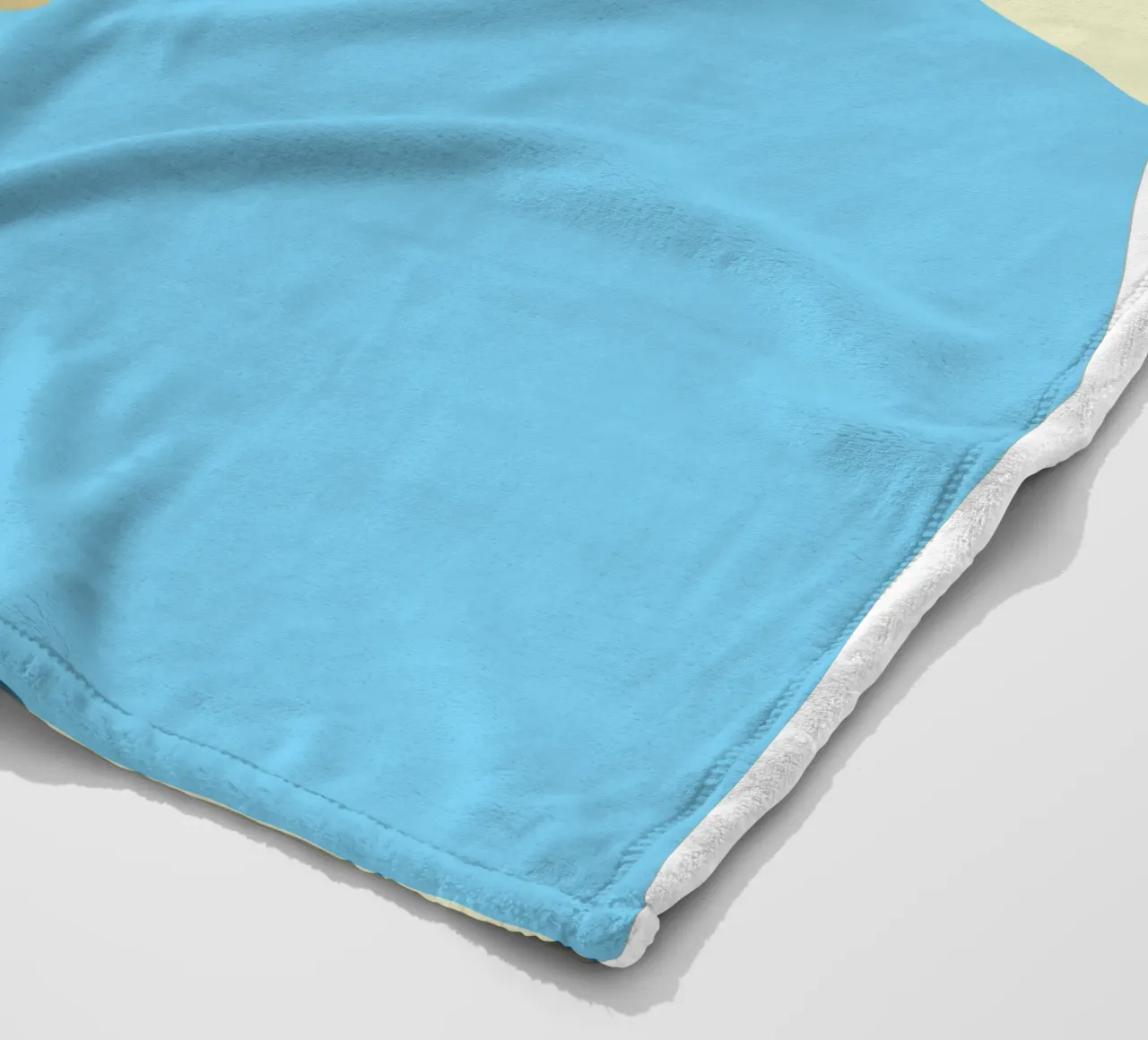 spiaggia colore vettoriale coperta in pile da Plumpz