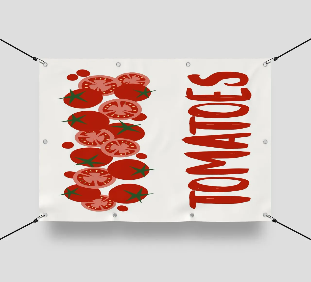 Tomatoes telo in pvc da PinkCandyWalls