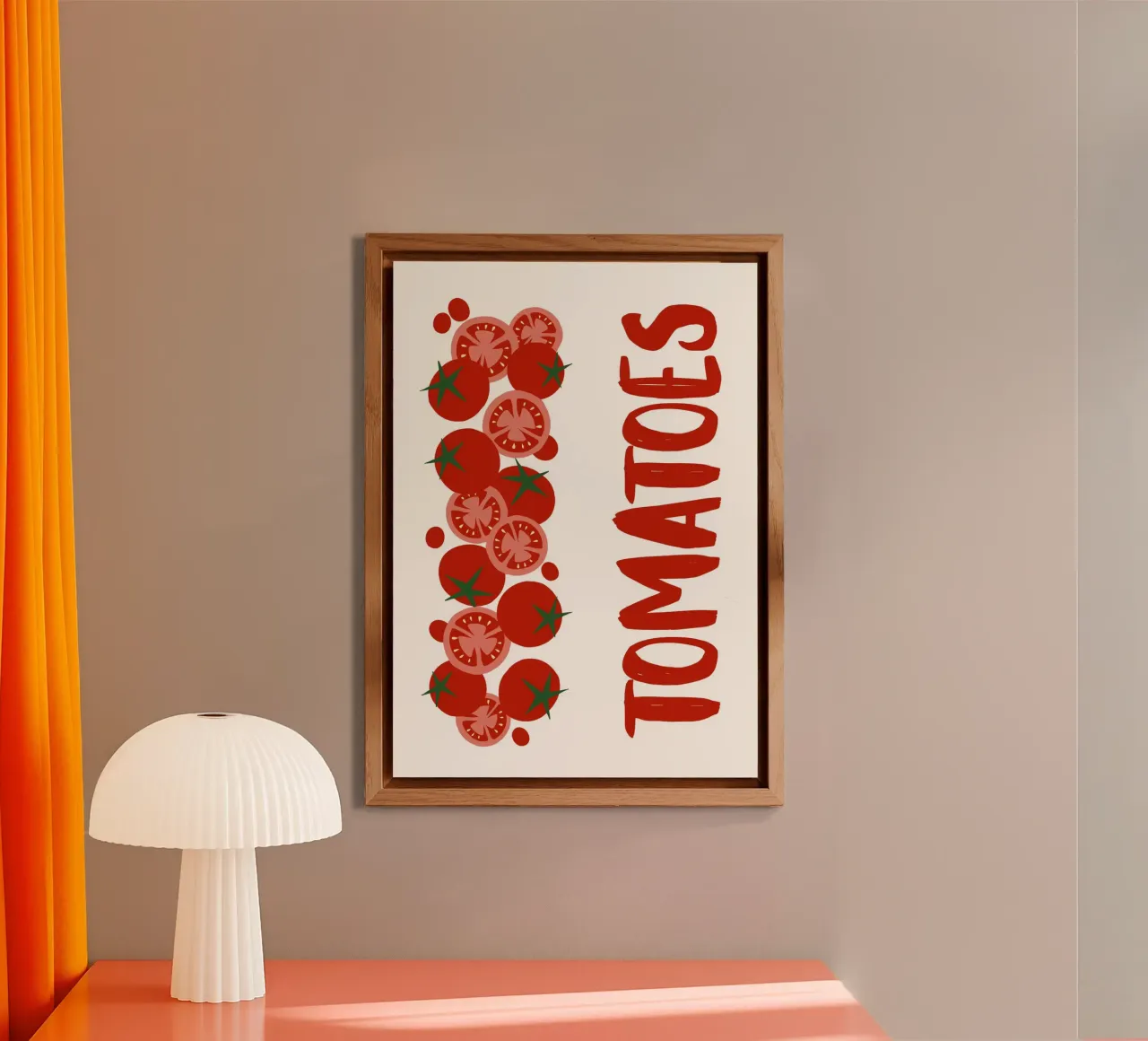 Tomatoes alluminio dibond da PinkCandyWalls