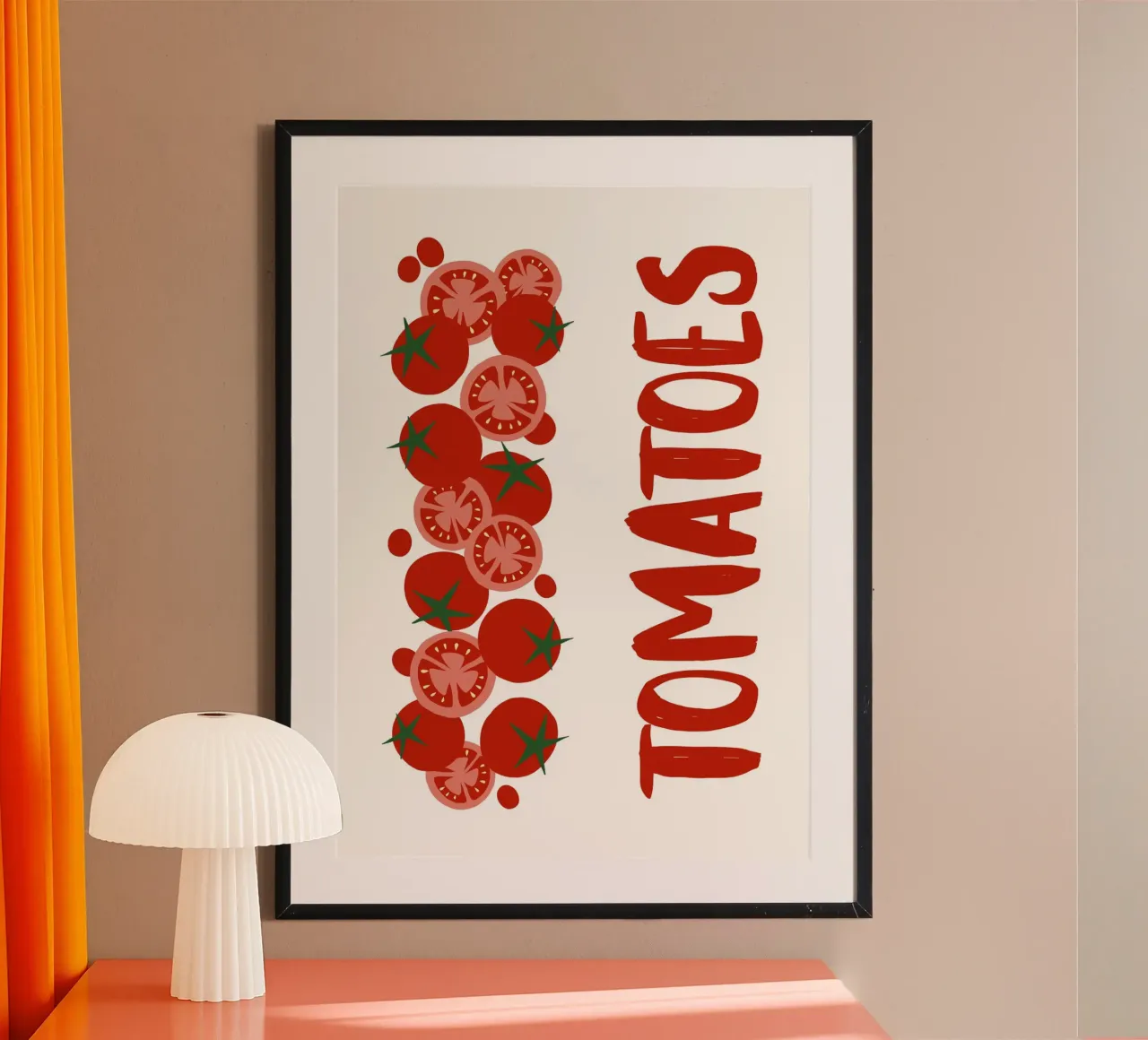 Tomatoes poster da PinkCandyWalls