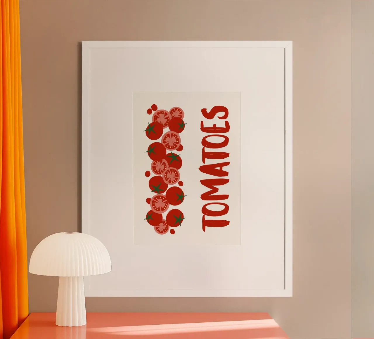 Tomatoes poster da PinkCandyWalls