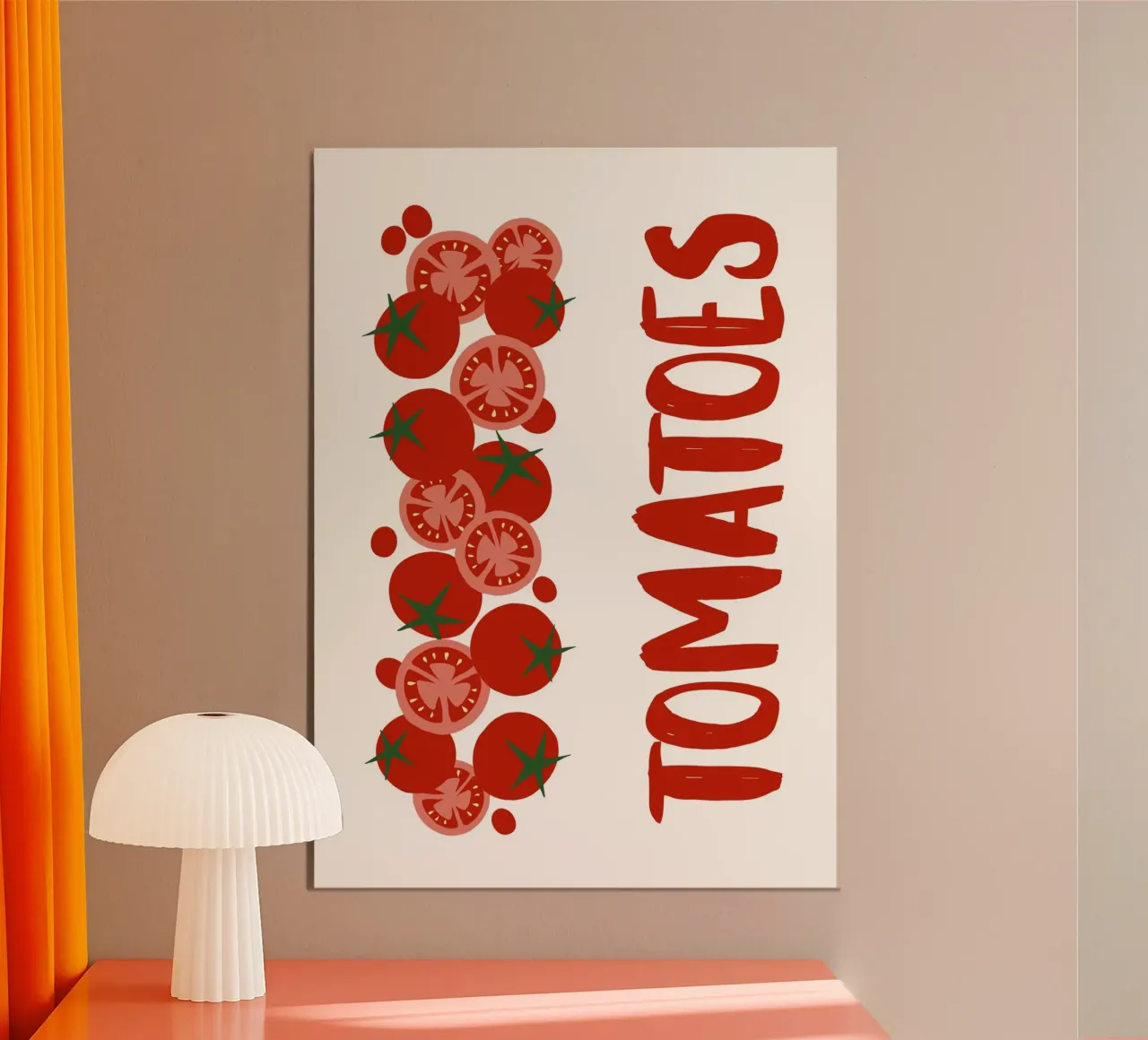 Tomatoes poster da PinkCandyWalls