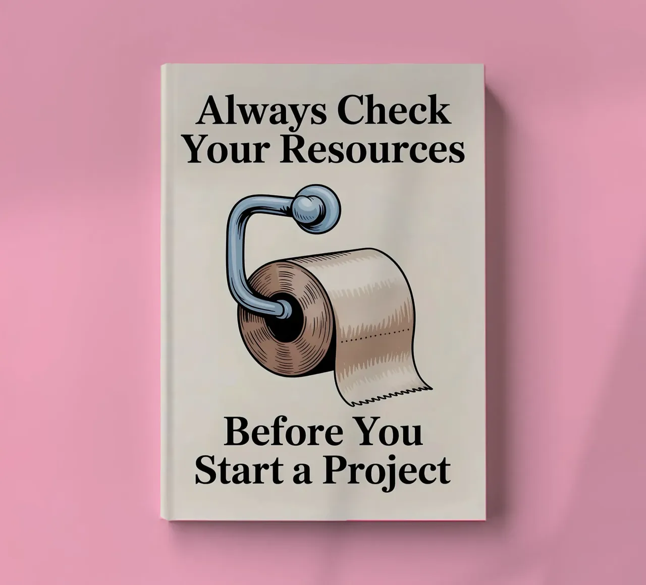 Always Check Your Resources Poster notebook by JoyWalkerShop