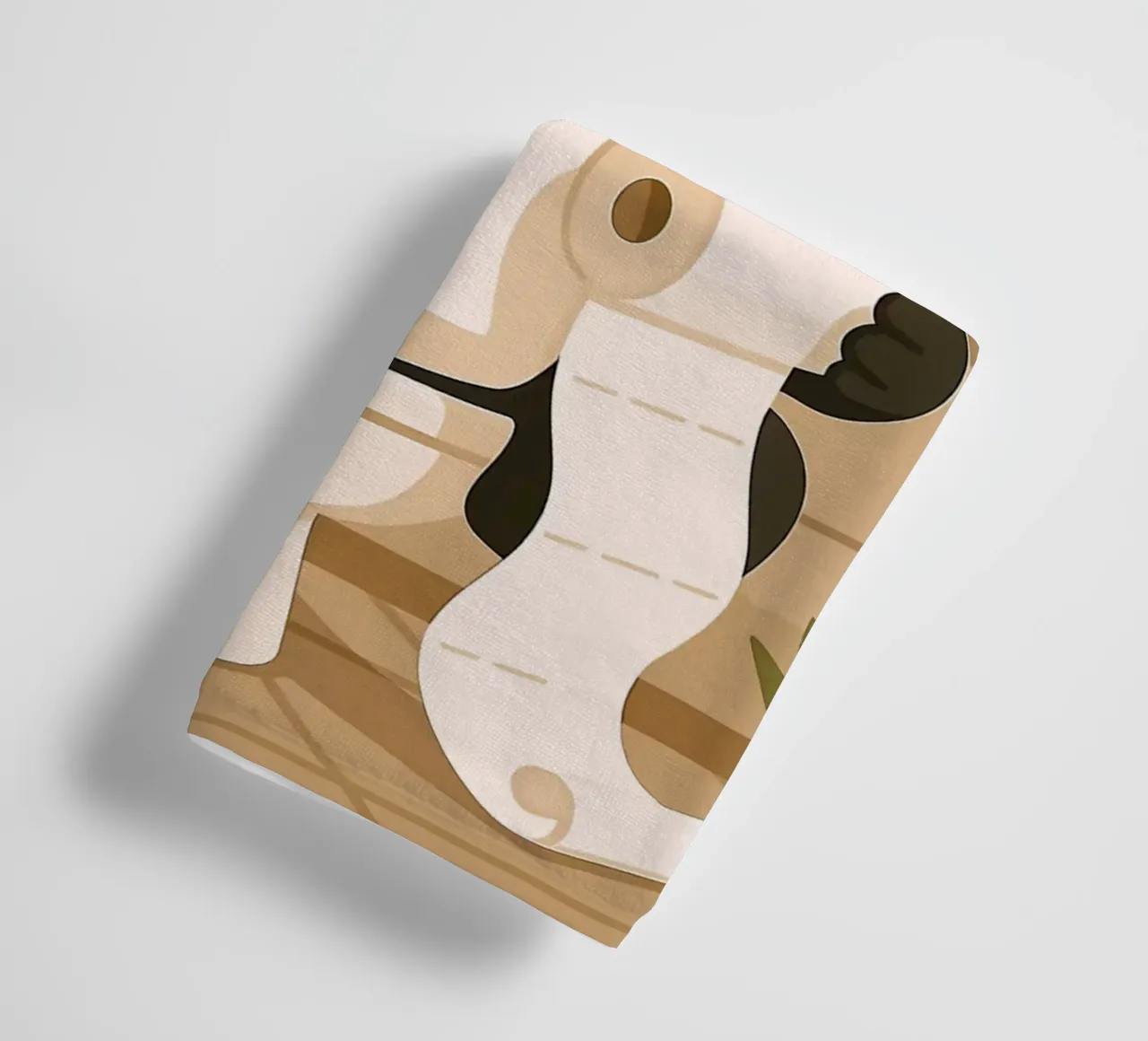 Panda sul water con caffè asciugamano da bagno da JoyWalkerShop