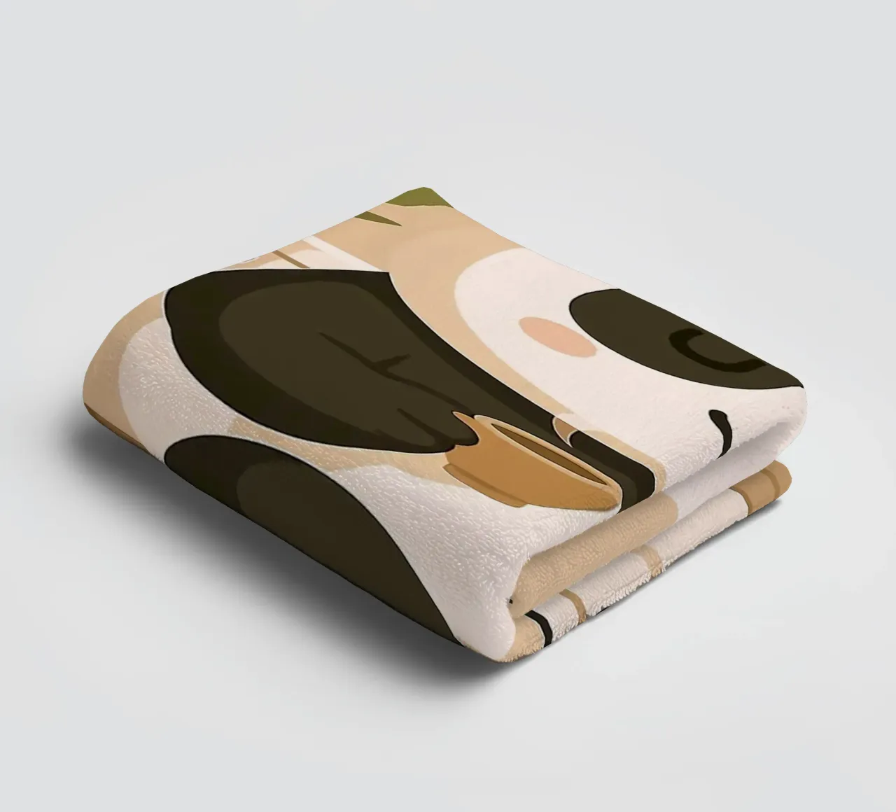 Panda sul water con caffè asciugamano da bagno da JoyWalkerShop