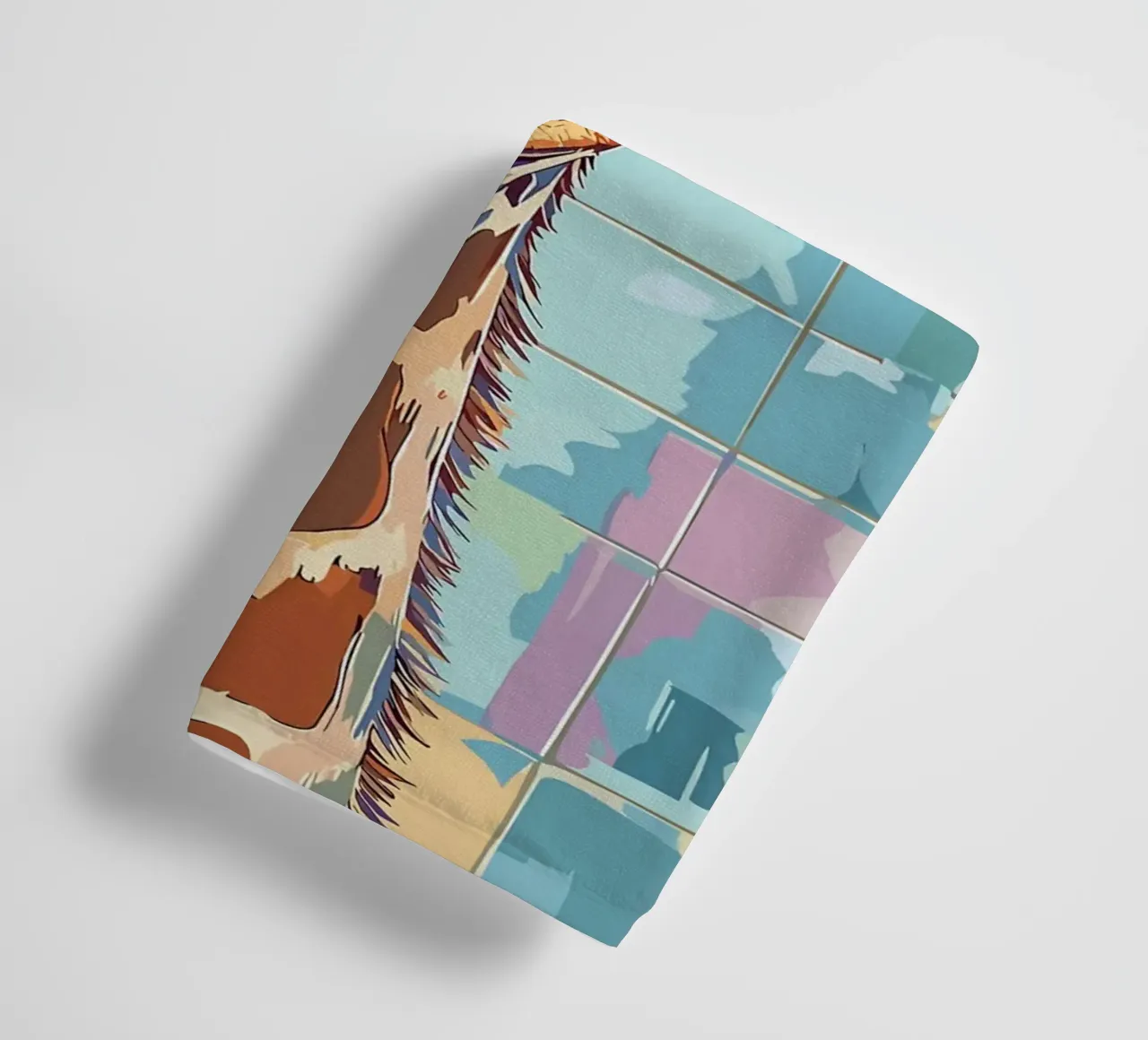 Giraffa con carta igienica in testa asciugamano da bagno da JoyWalkerShop