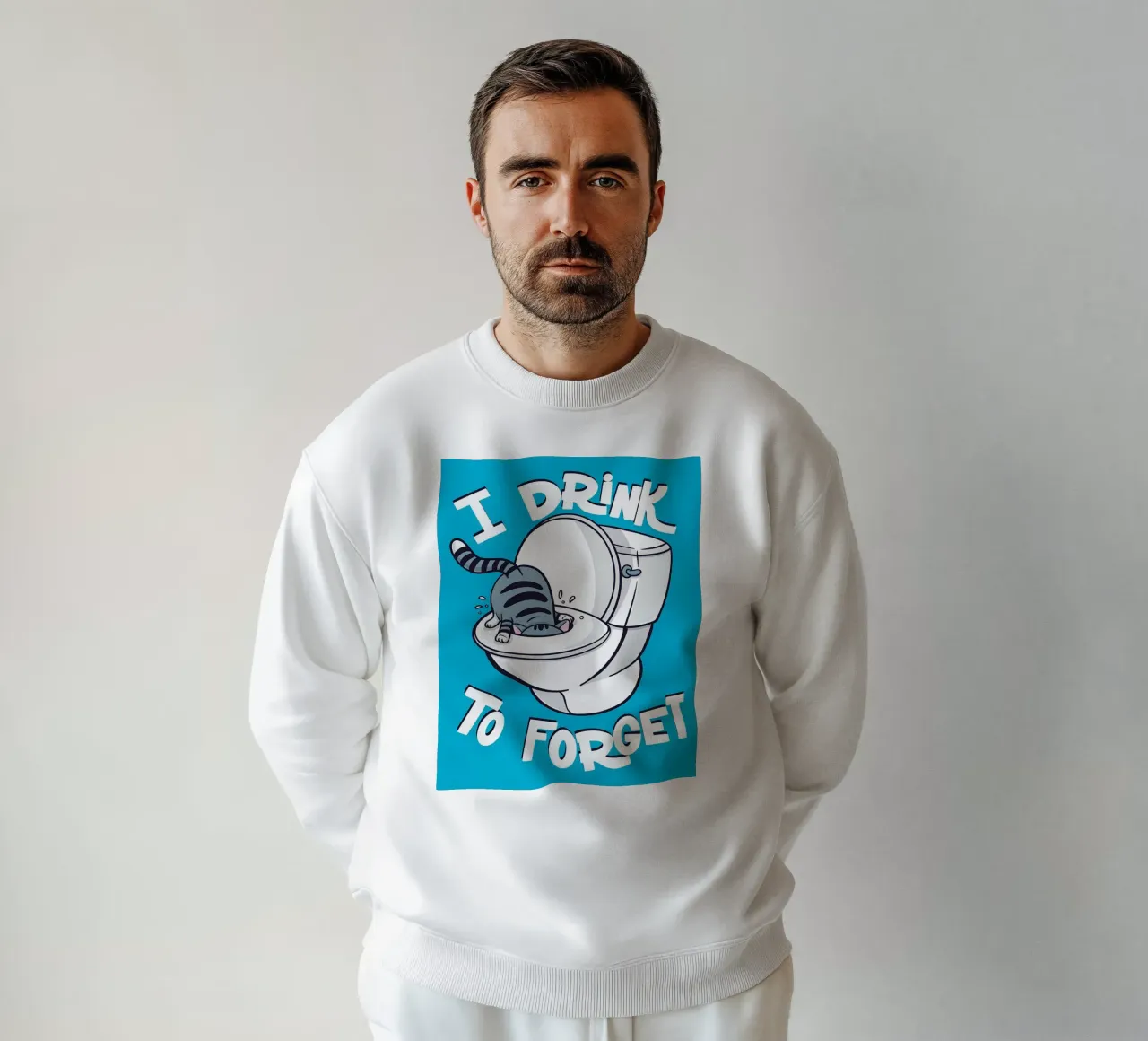 Bevo per dimenticare felpa da JoyWalkerShop