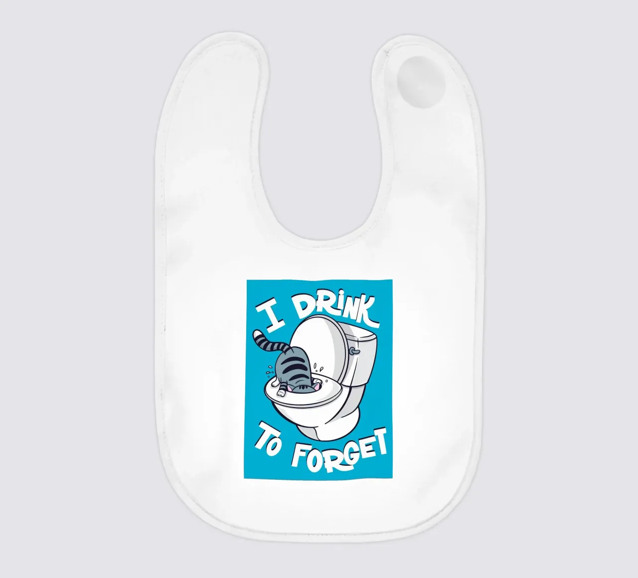 Ich trinke, um zu vergessen Babylätzchen von JoyWalkerShop
