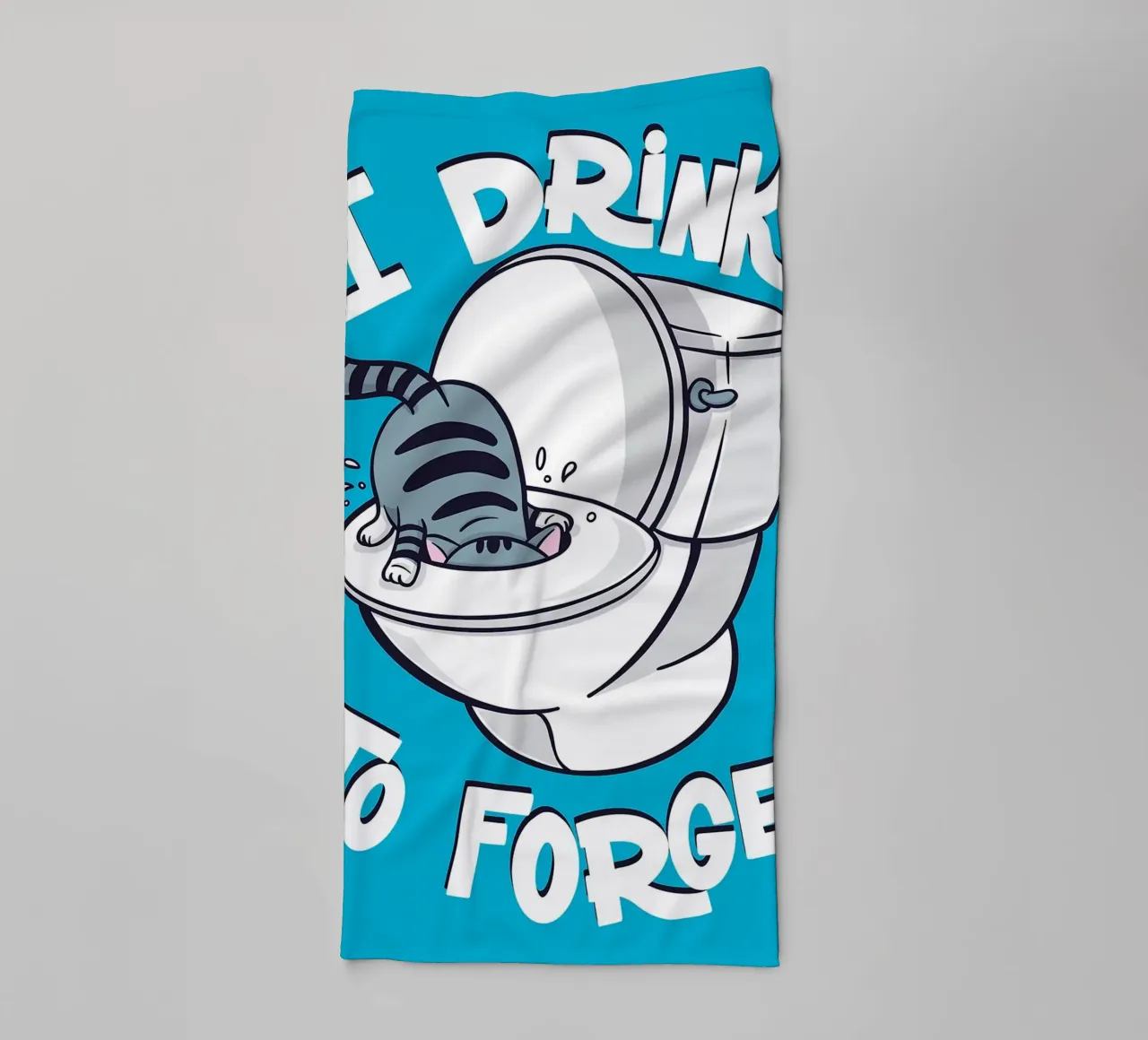 Ich trinke, um zu vergessen Handtuch von JoyWalkerShop